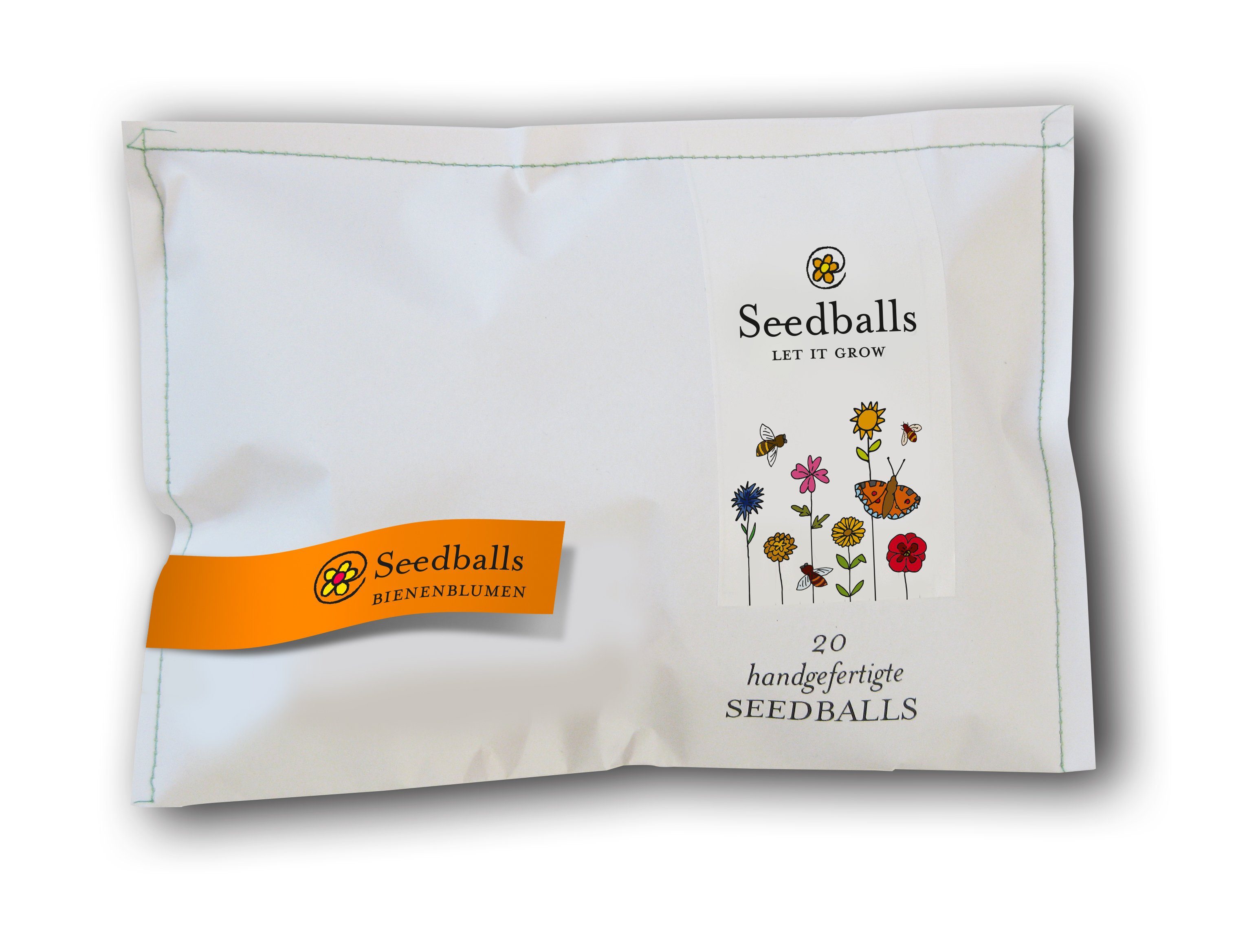 Gartenpflege-Set Seedballs Bienenblumenmischung (20 Stück in der Packung) von Nawemo