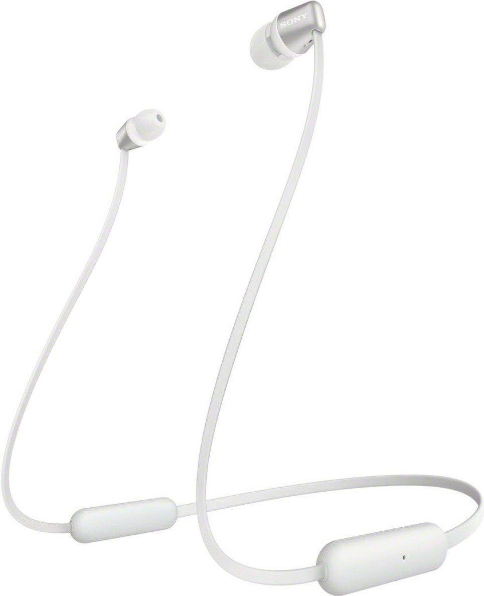 Sony WI-C310 In-Ear-Kopfhörer (Sprachsteuerung, Google Assistant, Siri, A2DP Bluetooth (Advanced Audio Distribution Profile), AVRCP Bluetooth (Audio Video Remote Control Profile), HFP, HSP) weiß