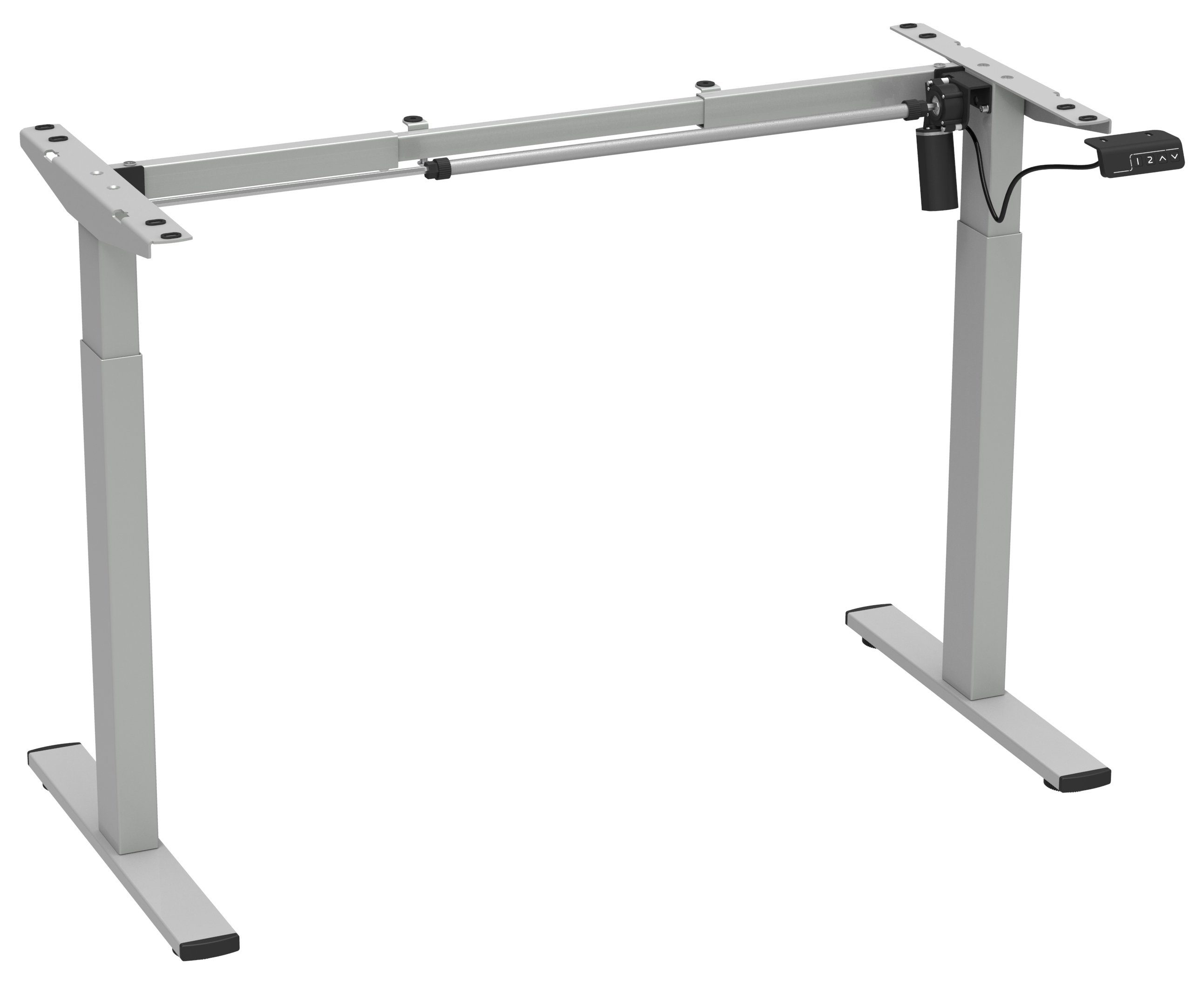 Tischgestell Schreibtisch Lona VCM Schreibtisch Silber Höhenverstellbares