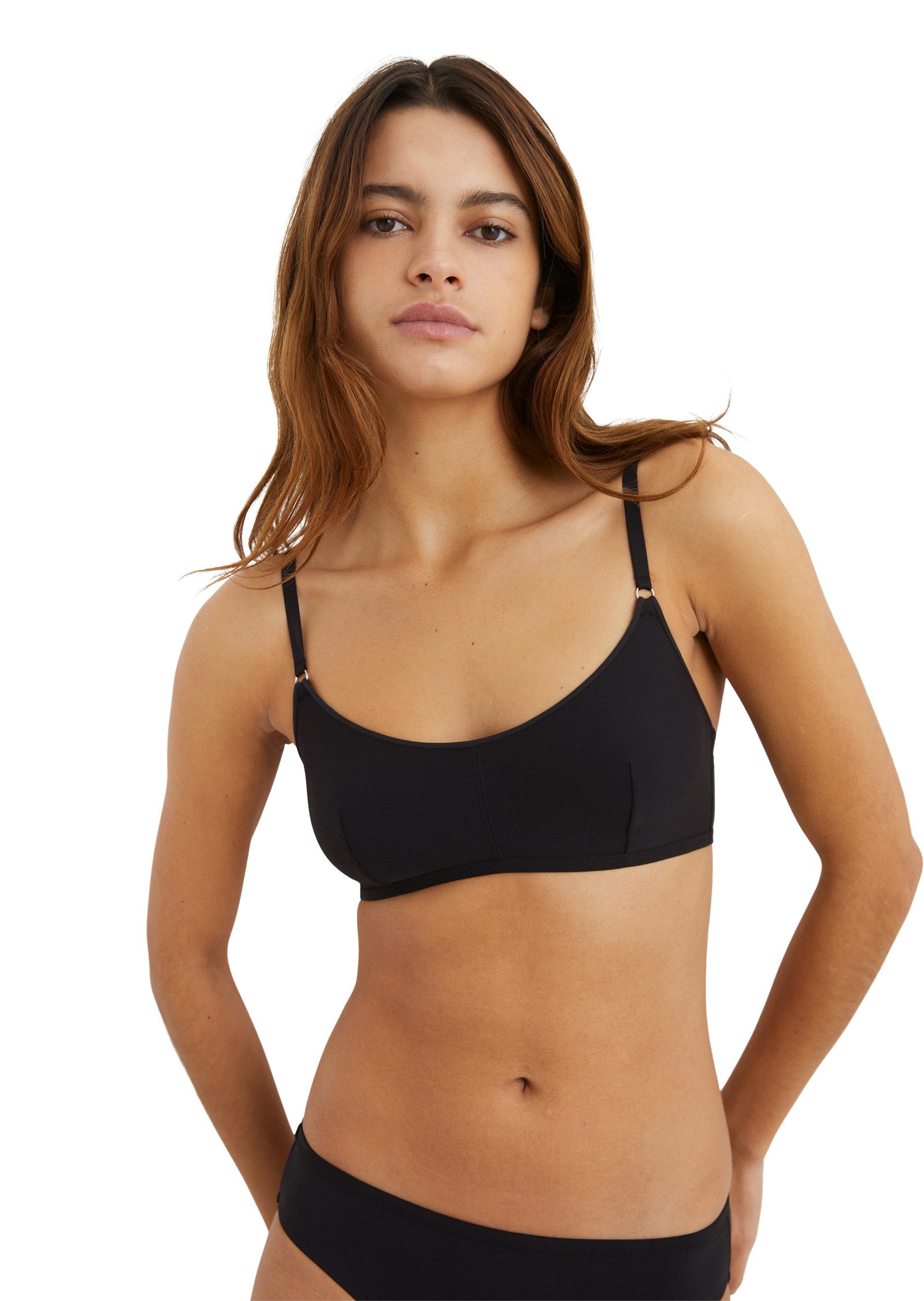 Marc O'Polo Bralette-BH Minimalist Daywear mit kleinem Ring-Details am Träger