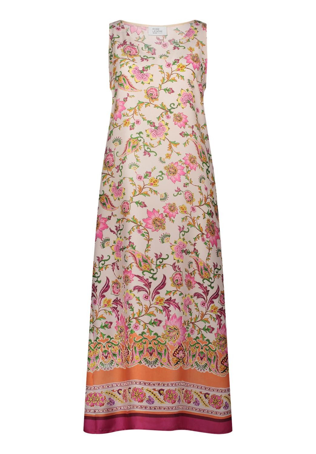 Maxikleid Kleid Lang ohne Arm