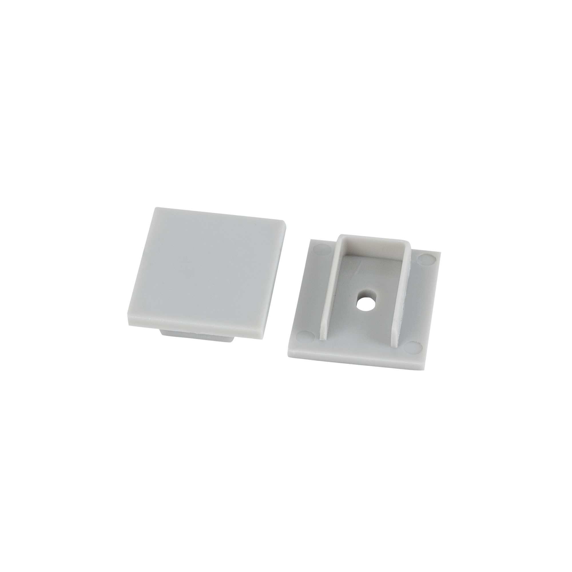 Artecta LED-Stripe-Profil Artecta Pro 18 Recessed End Caps Set mit 2 Stück