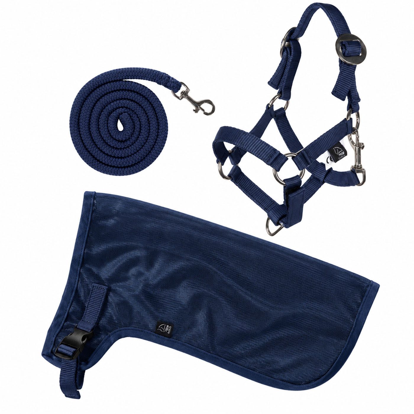 HKM Outdoor-Spielzeug Hobby Horse Set Halfter, Strick und Fliegendecke