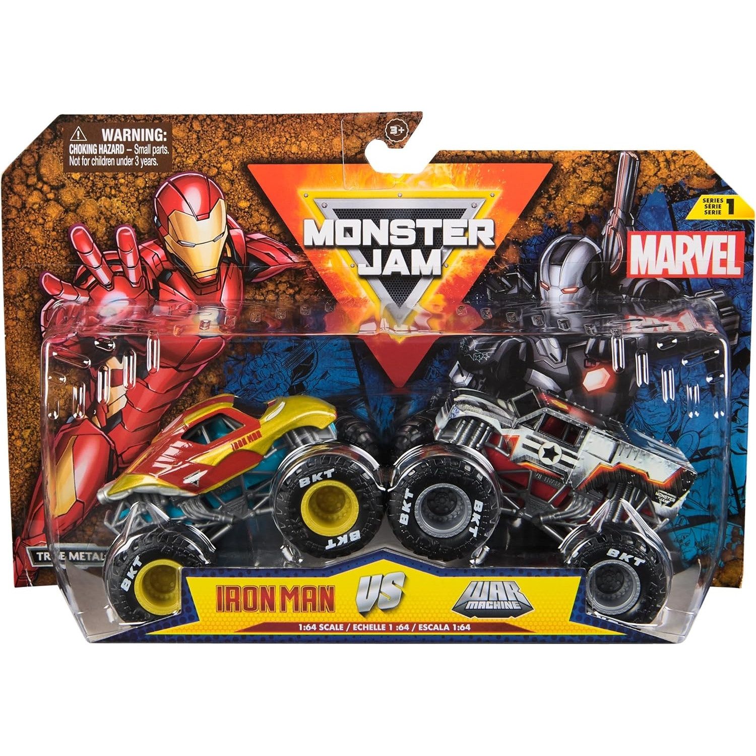 Spin Master Spielzeug-Monstertruck 6070555 Monster Jam - 2-Pack 1:64 - Marv günstig online kaufen