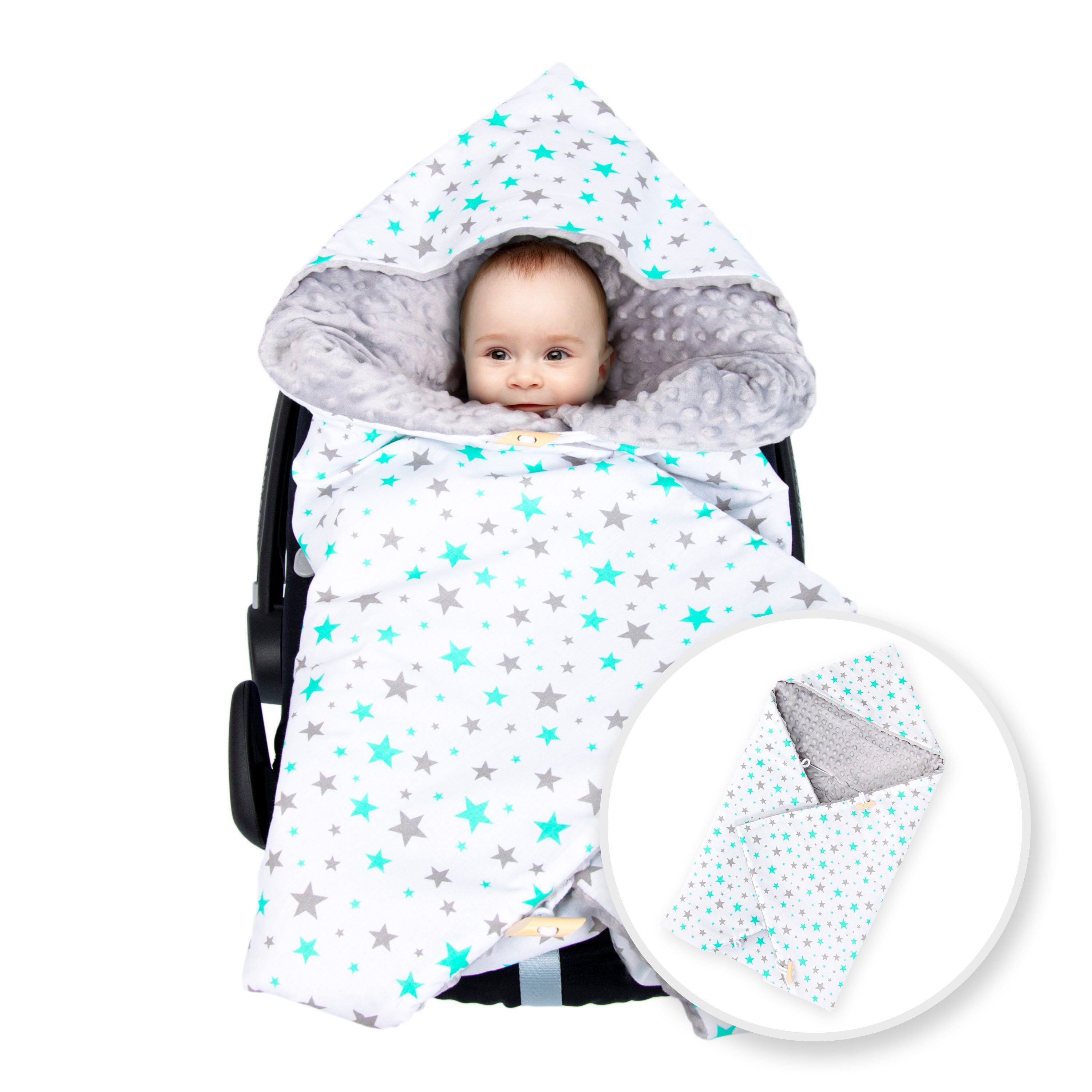 Einschlagdecke Babyschale - Kuscheldecke - Decke - Babydecke Baby für jede günstig online kaufen