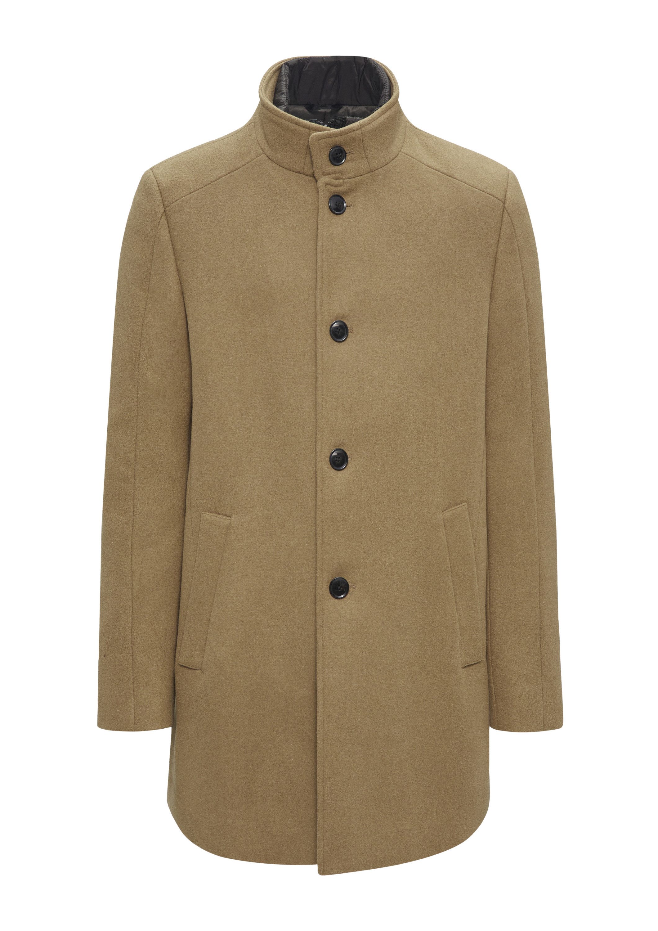 s.Oliver Wintermantel Outdoor-Mantel Mantel aus Wollmix mit fixiertem Stepp günstig online kaufen