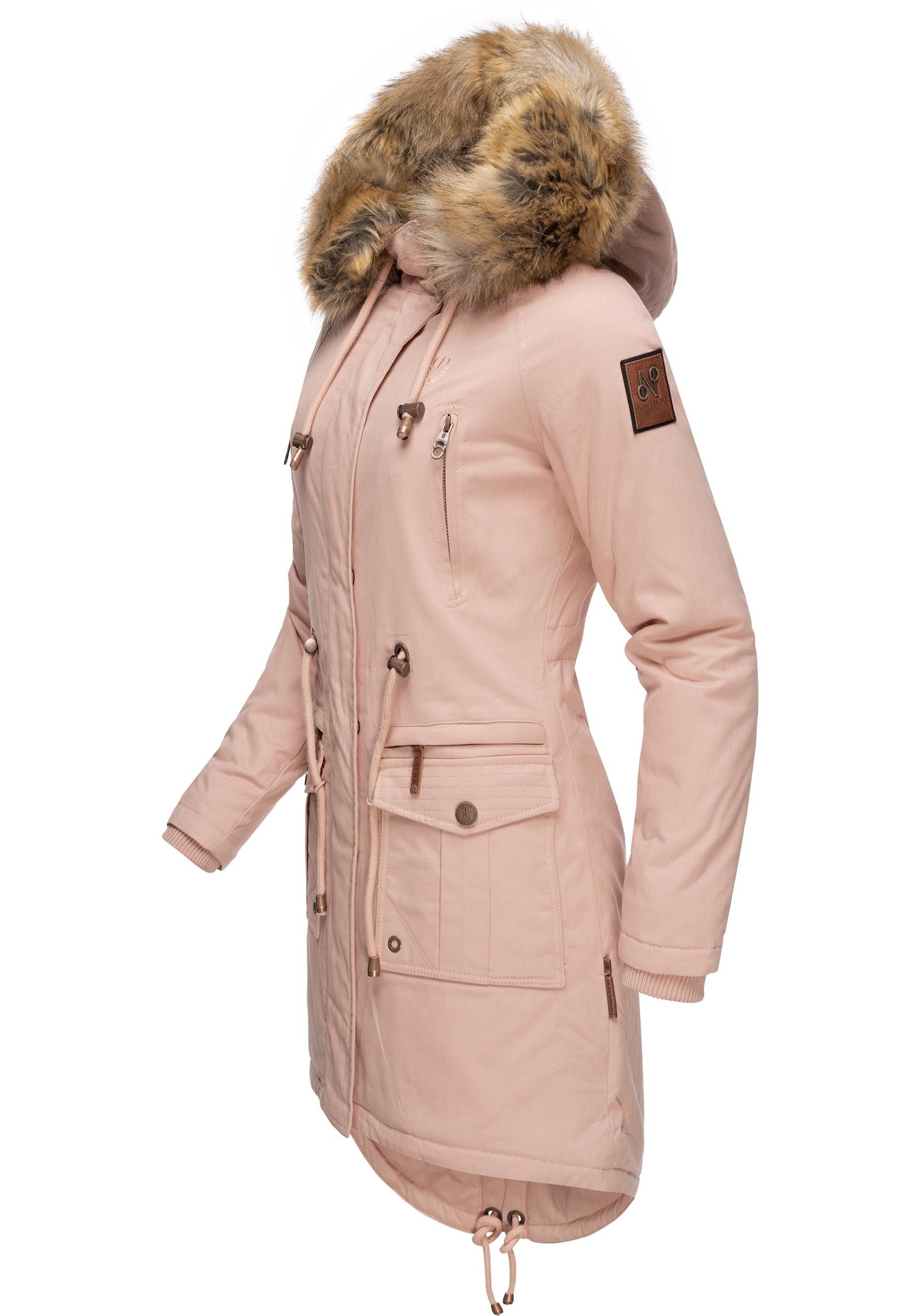 Navahoo Wintermantel "Rosinchen", stylischer Damen Winter Baumwollparka mit günstig online kaufen