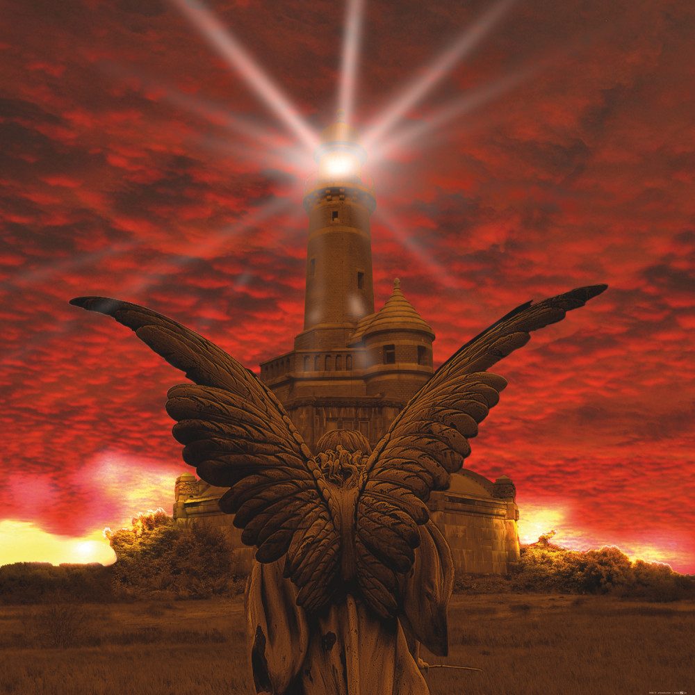 1art1 Poster Gothic Kunstdruck Bild - Engel Der Apokalypse (100 x 100 cm)