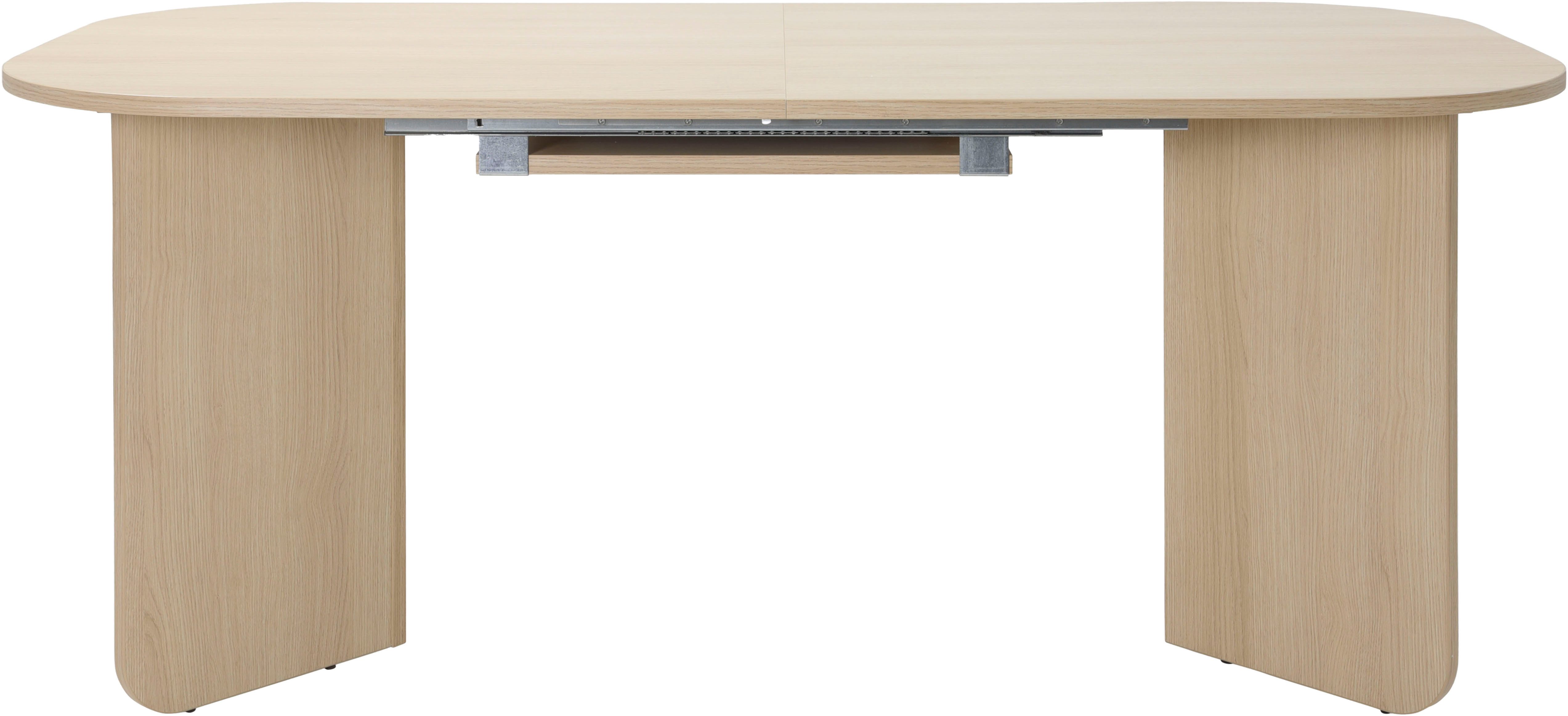 TOM TAILOR HOME Esstisch ROUNDED TABLE, Tischplatte und -beine mit gerundeten Ecken.