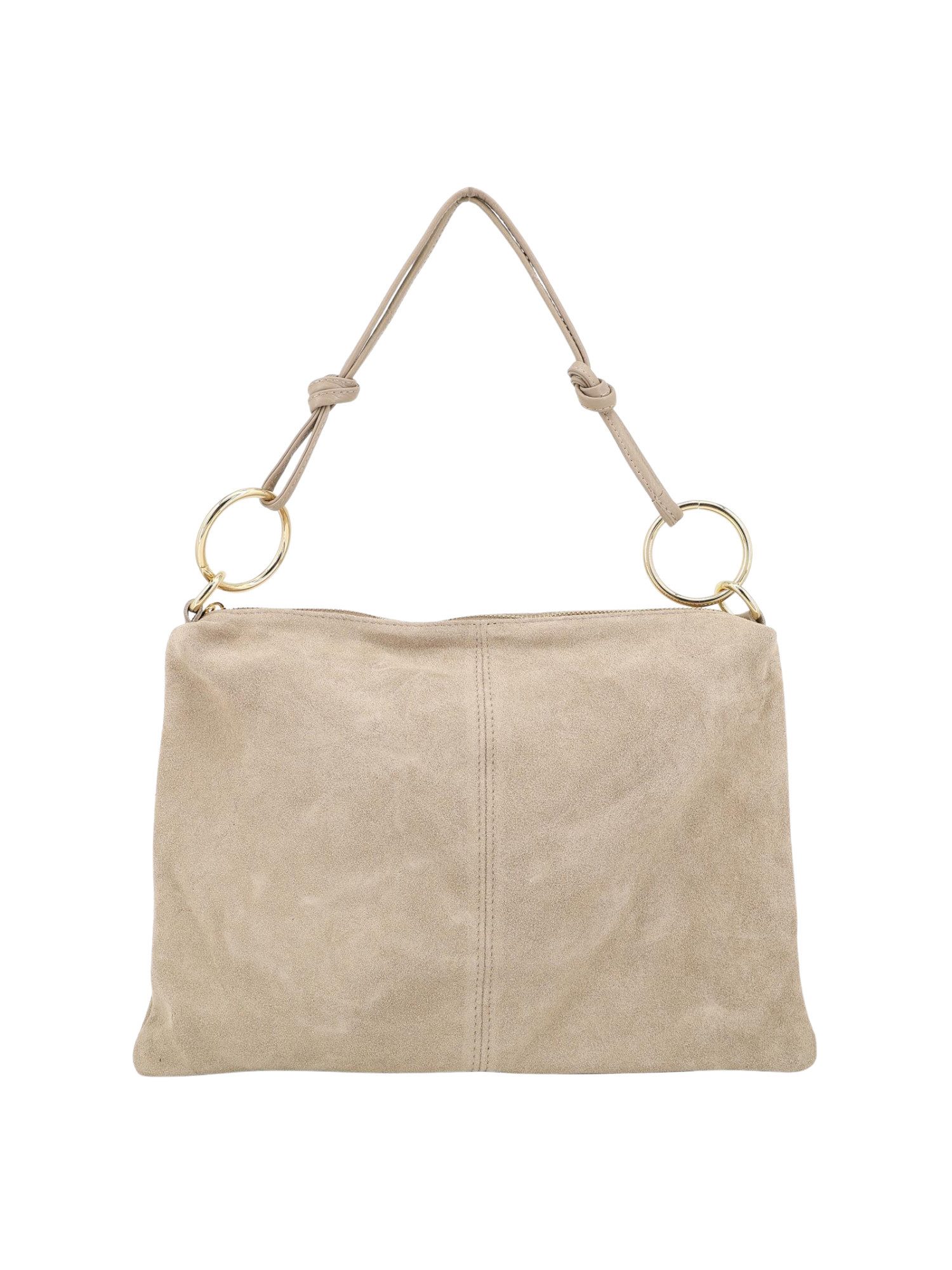 BRISE TASCHE Schultertasche Schultertasche mit Fransen aus Wildleder- Trend günstig online kaufen