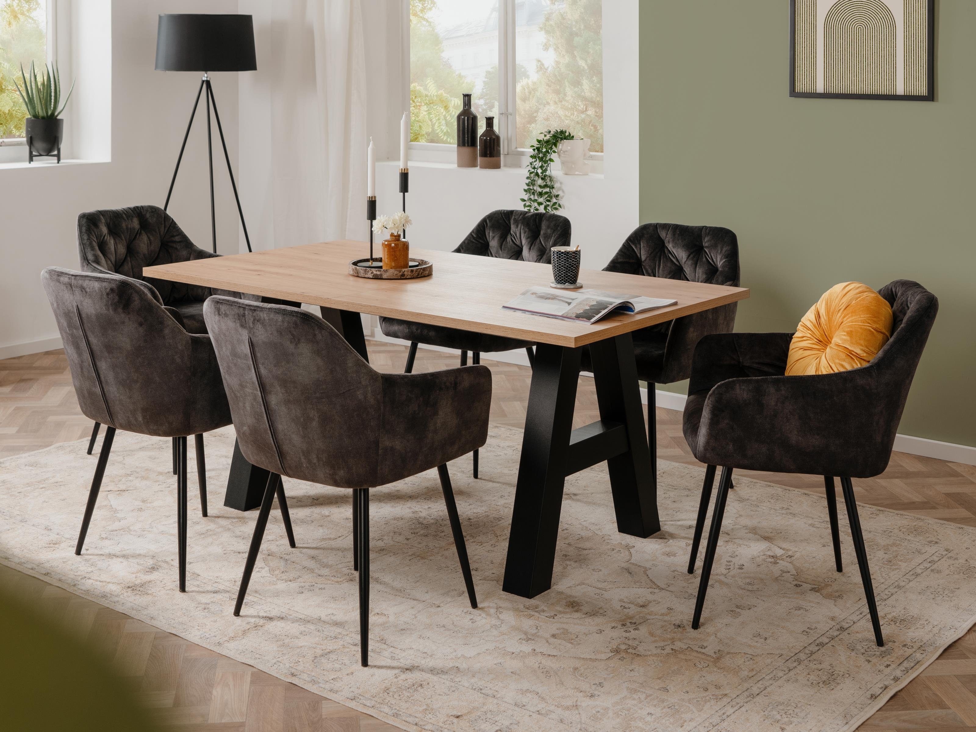 Finori Esstisch 157 x 75 x 90 cm (B/H/T)