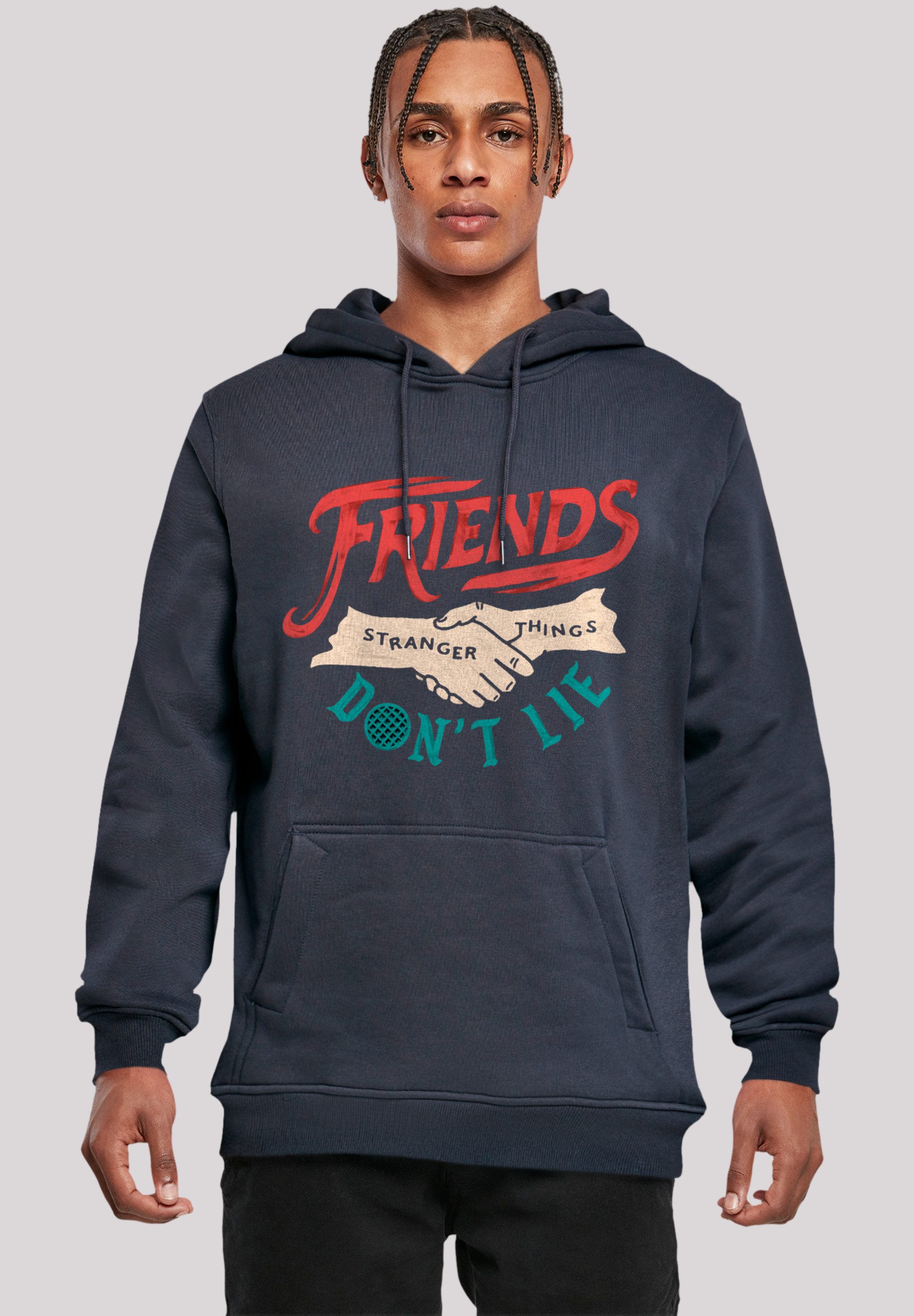 F4NT4STIC Kapuzenpullover "Stranger Things Friends Dont Lie Hands Netflix", günstig online kaufen