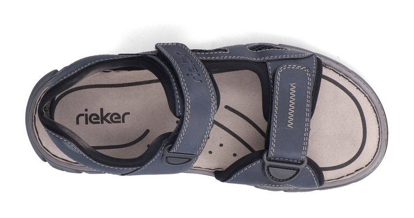 navy/schwarz Sandale Rieker in Trekking-Optik