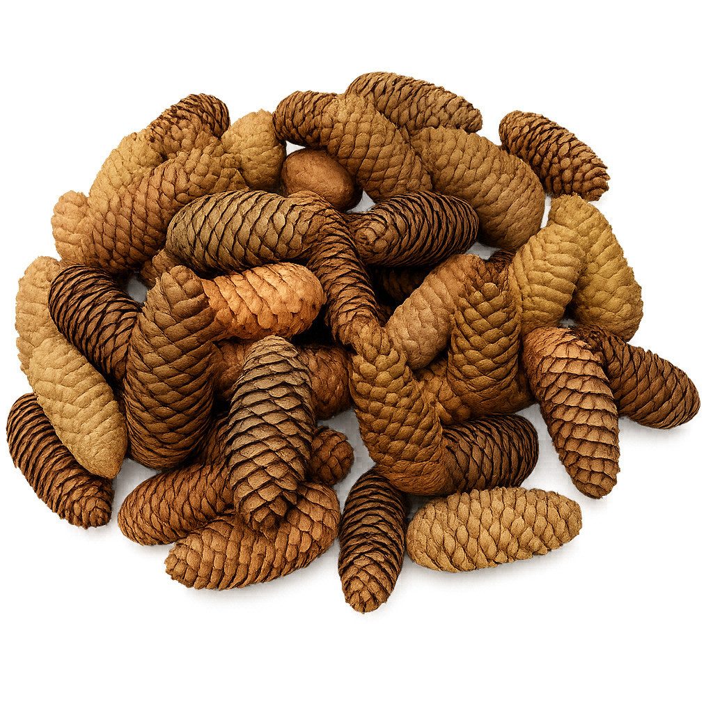 NaDeco Bastelnaturmaterial Fichtenzapfen in Natur, 1kg Picea abies