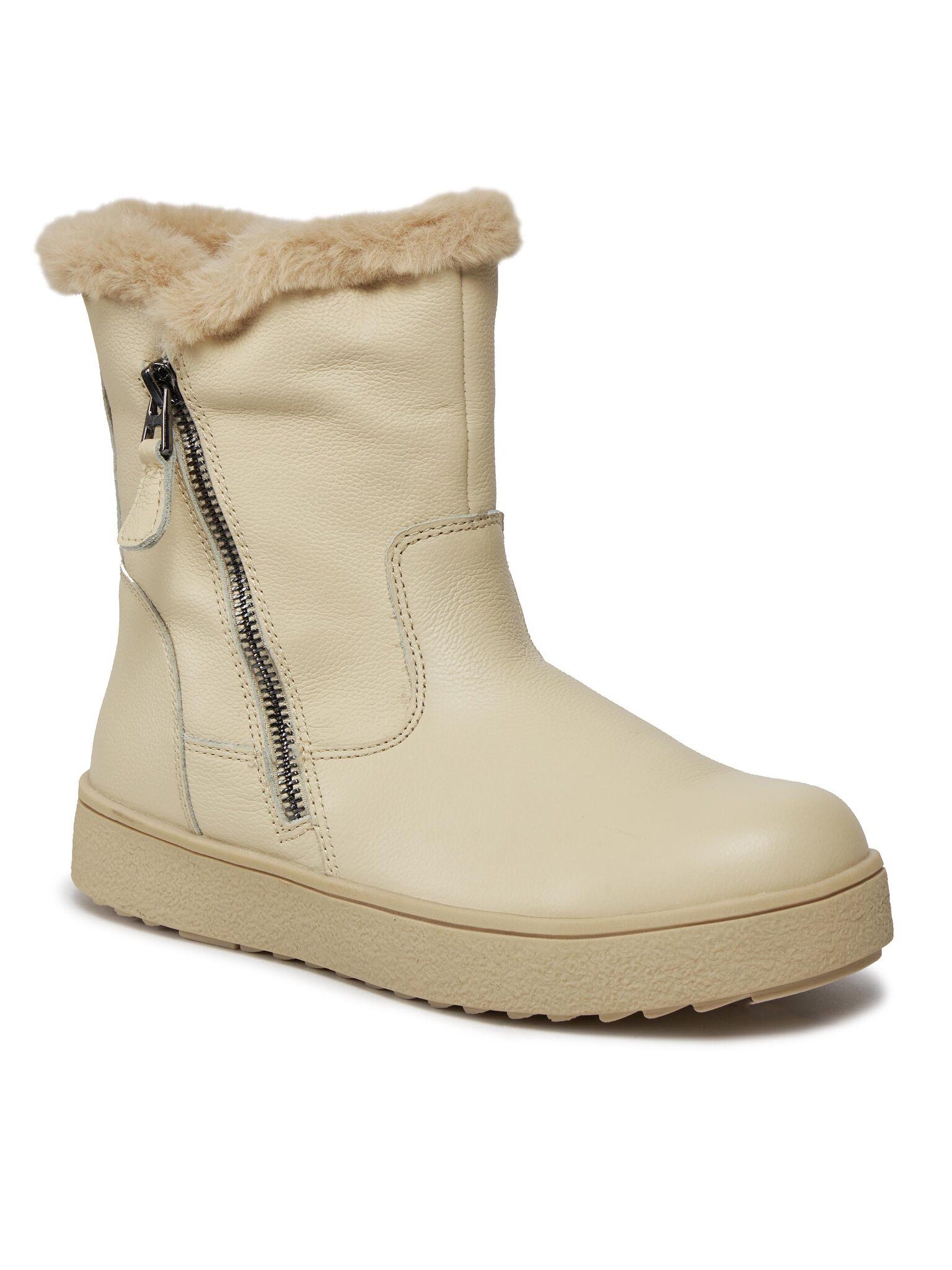 Stiefeletten 9-26423-41 Cream Nappa 404 Stiefelette