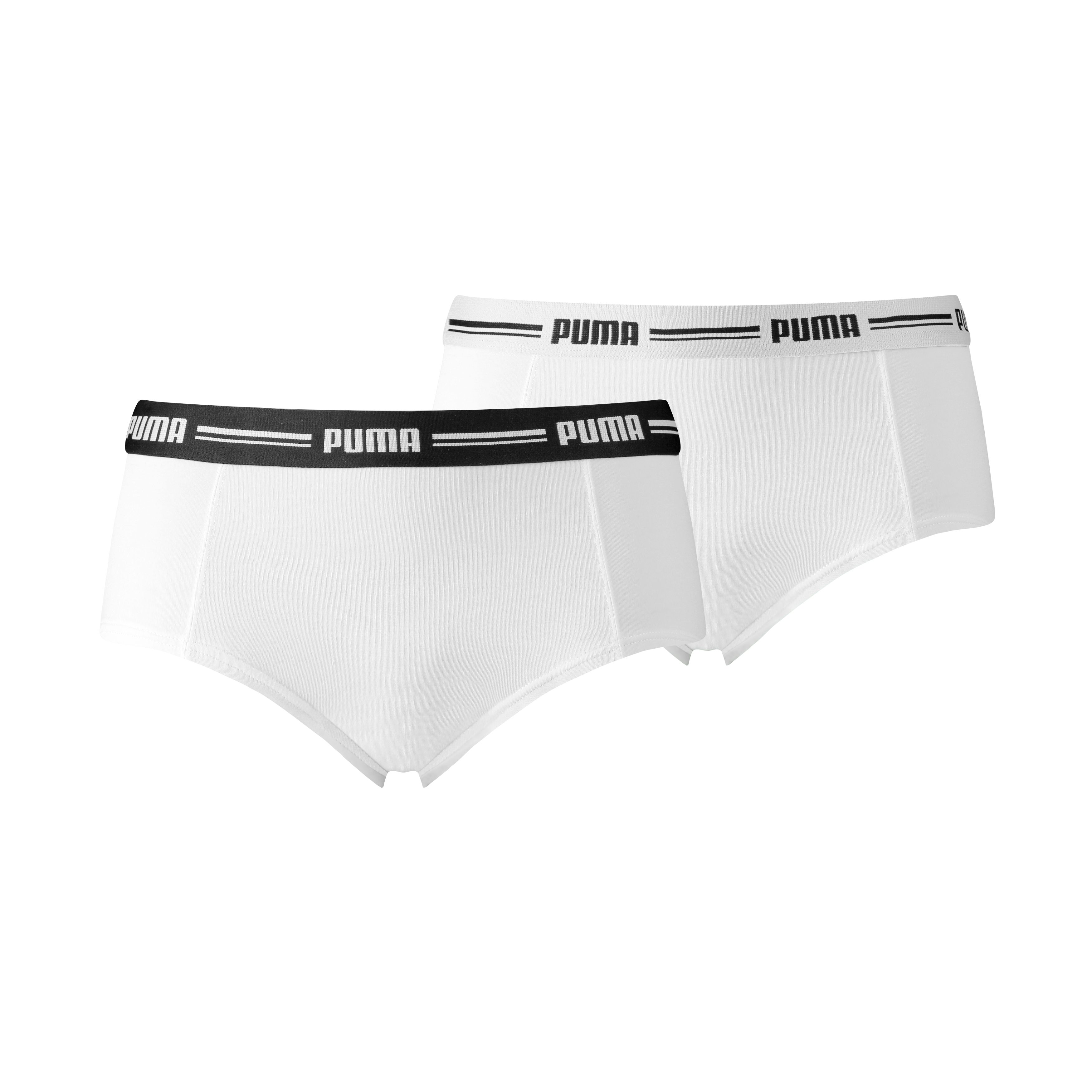 PUMA Panty PUMA WOMEN MINI SHORT 2P PACK (Packung, 2er Pack) mit markantem günstig online kaufen