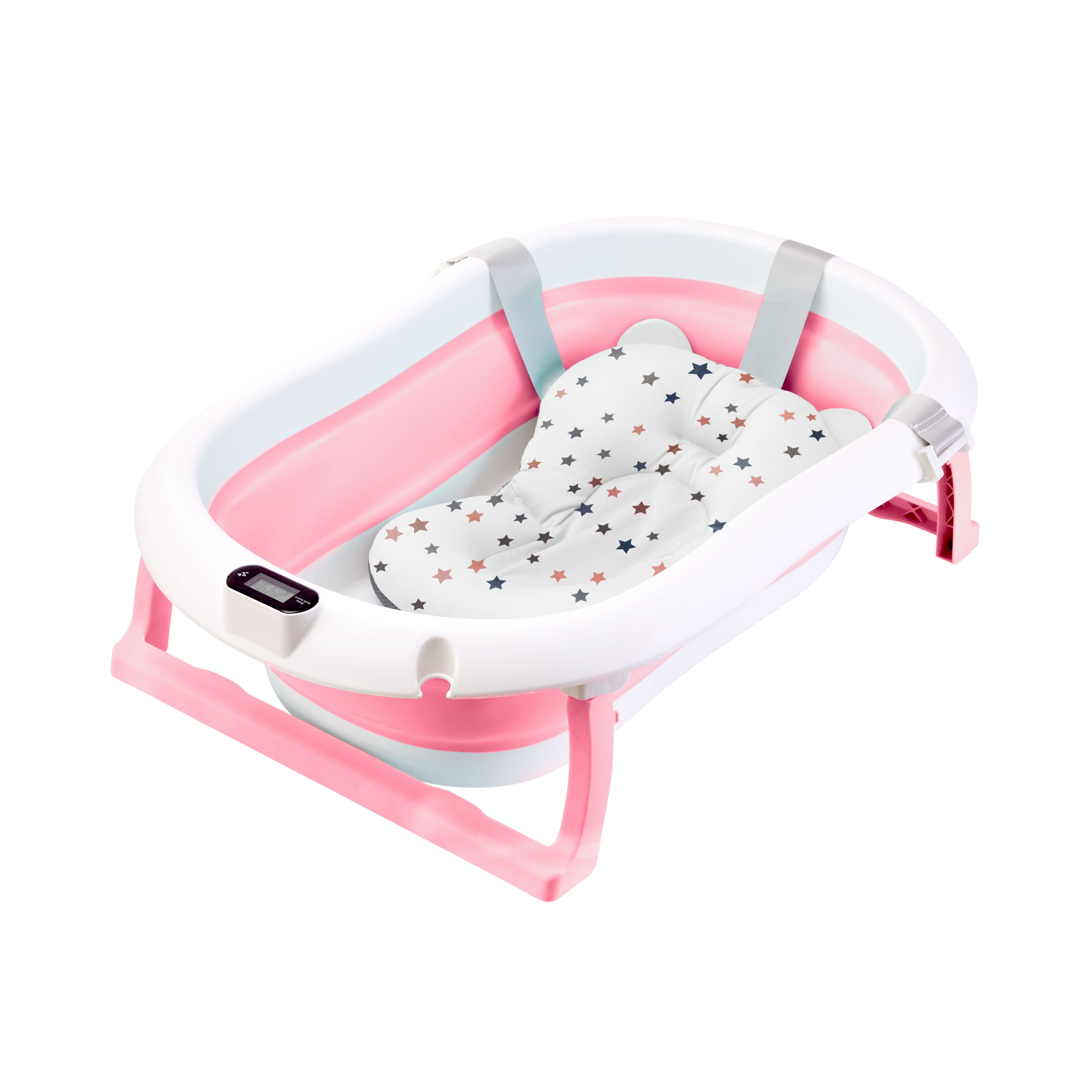wuuhoo Badewanne Baby-Badewanne Abby faltbar mit Thermometer