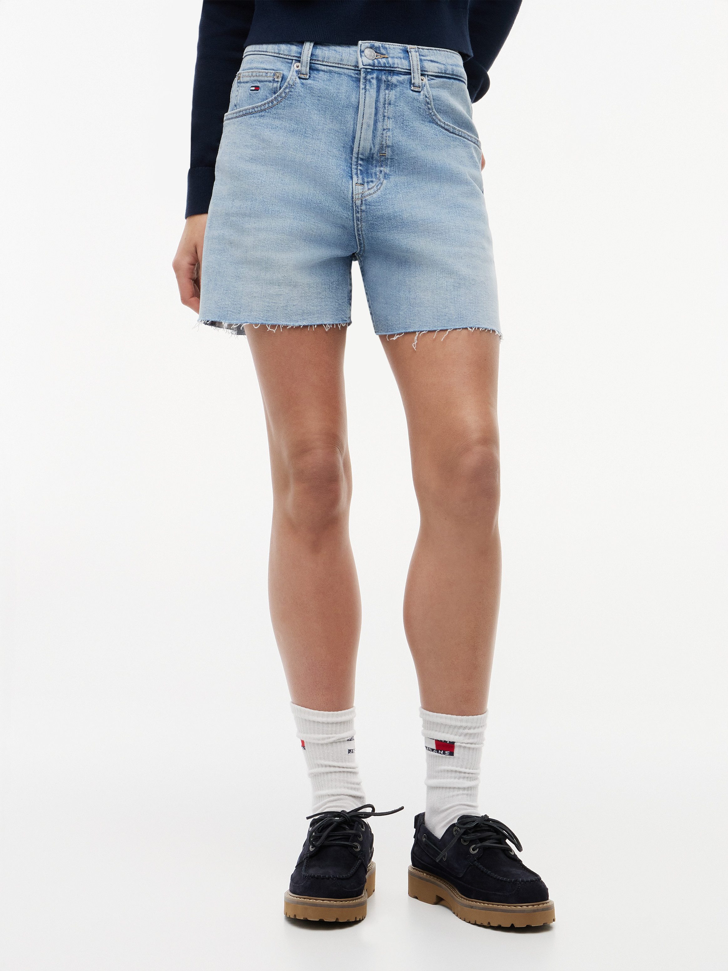 Tommy Jeans Jeansshorts MOM SHORT CJ8117 Baumwollmischung, Stretch, Mom Fit, high waist