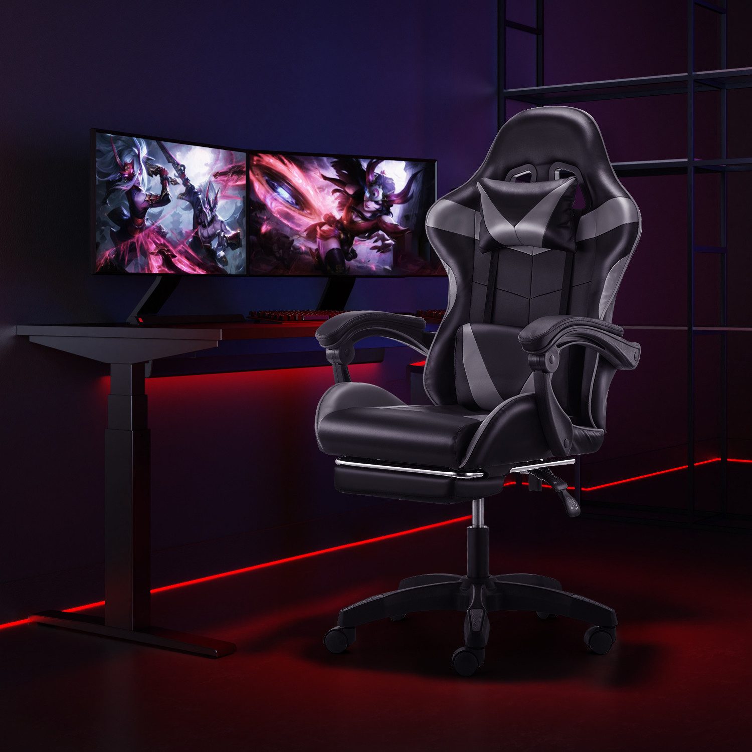 WILGOON Gaming-Stuhl Gaming Chair mit RGB-LEDs, günstig online kaufen