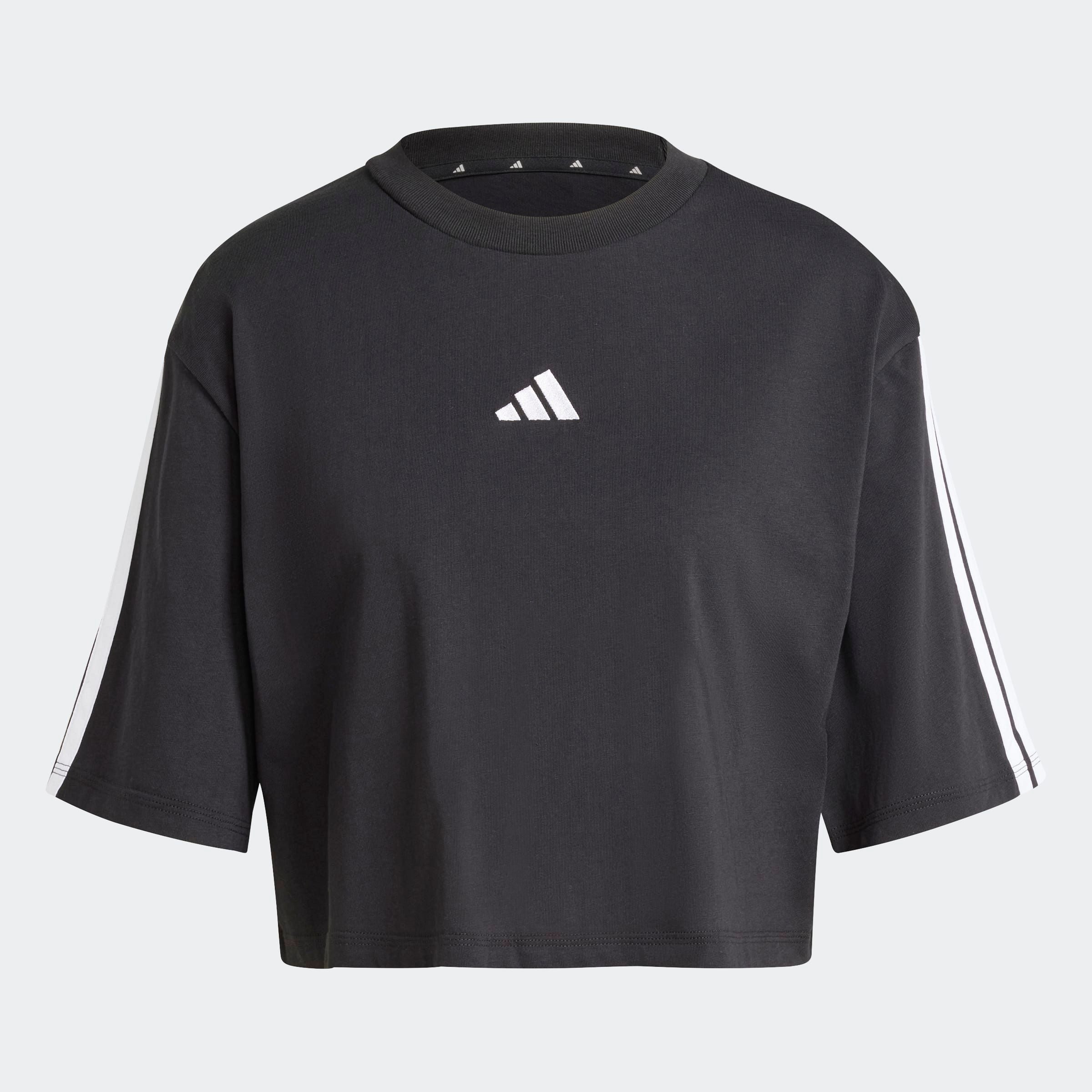 T-Shirt ESSENTIALS 3-STREIFEN COTTON LOOSE