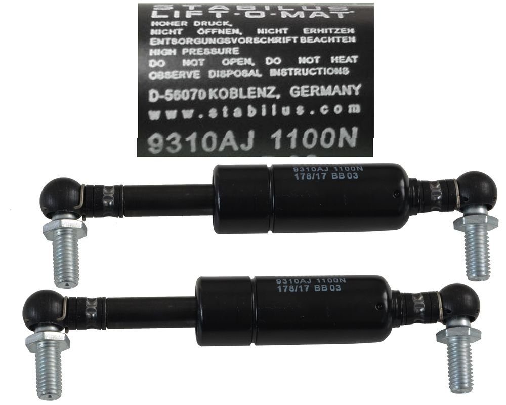 STABILUS Anhänger 2x - Stabilus Lift-O-Mat 9310AJ 1100N - Gasfeder Lift O Mat