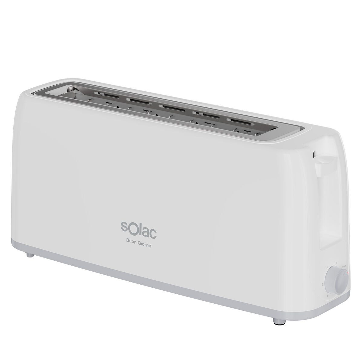 Toaster Toaster Solac TL5418 800 W weiß Langschlitz 2 Toastscheiben
