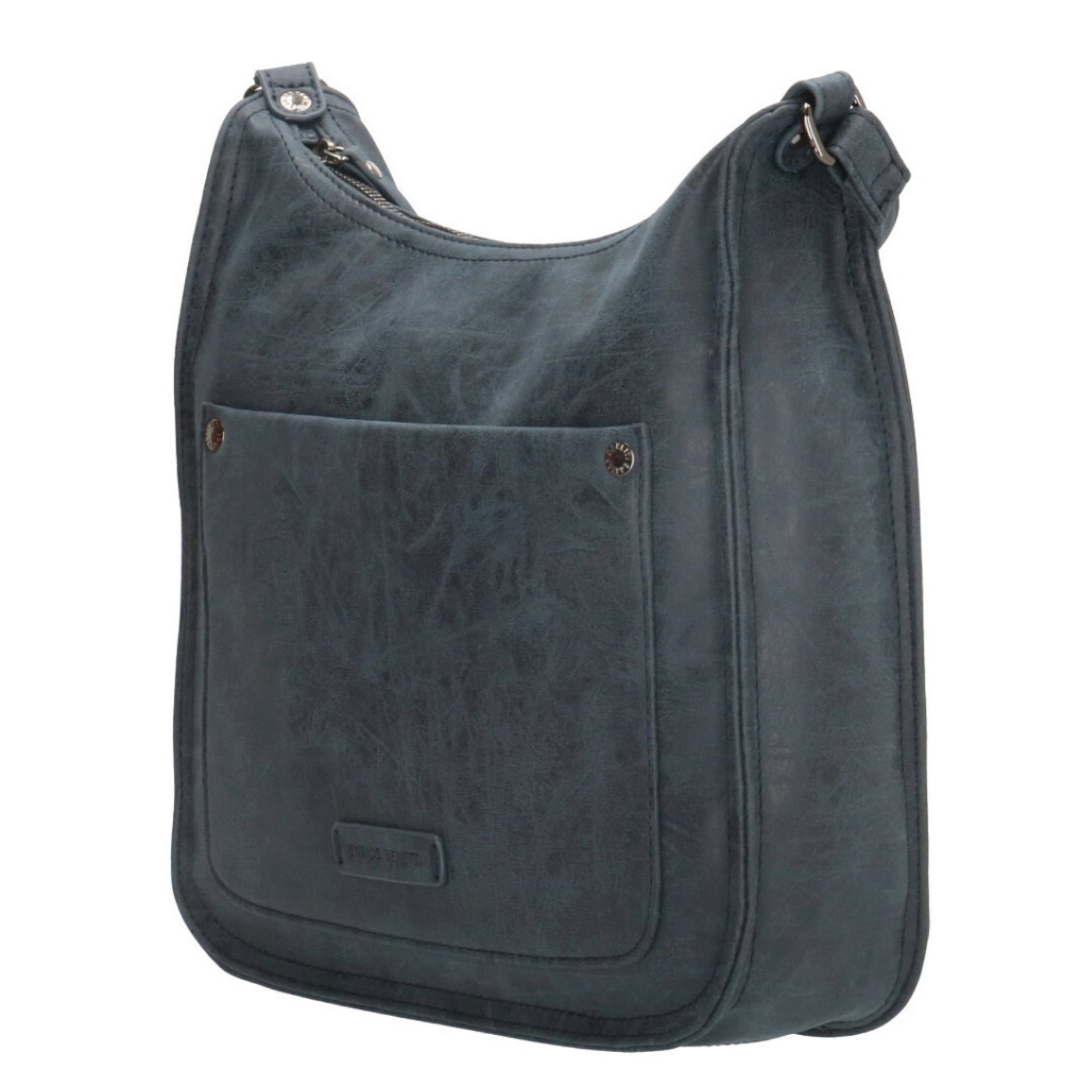 Christian Wippermann Umhängetasche Damen Tasche Schultertasche Umhängetasche Crossover Bag (1 tlg), Leder Optik Handtasche