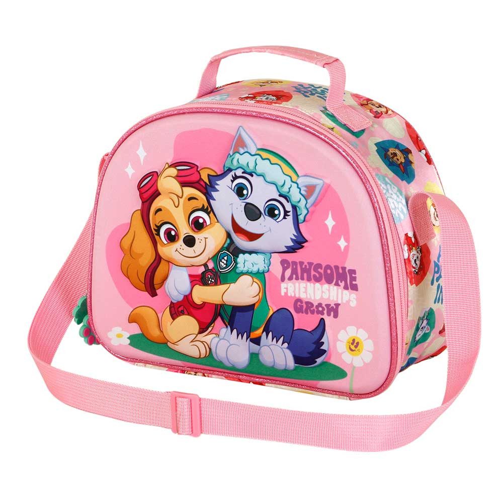 Karactermania Kindergartentasche Paw Patrol Frühstückstasche Kinder Umhängetasche Picknicktasche, Isolierende Innenauskleidung