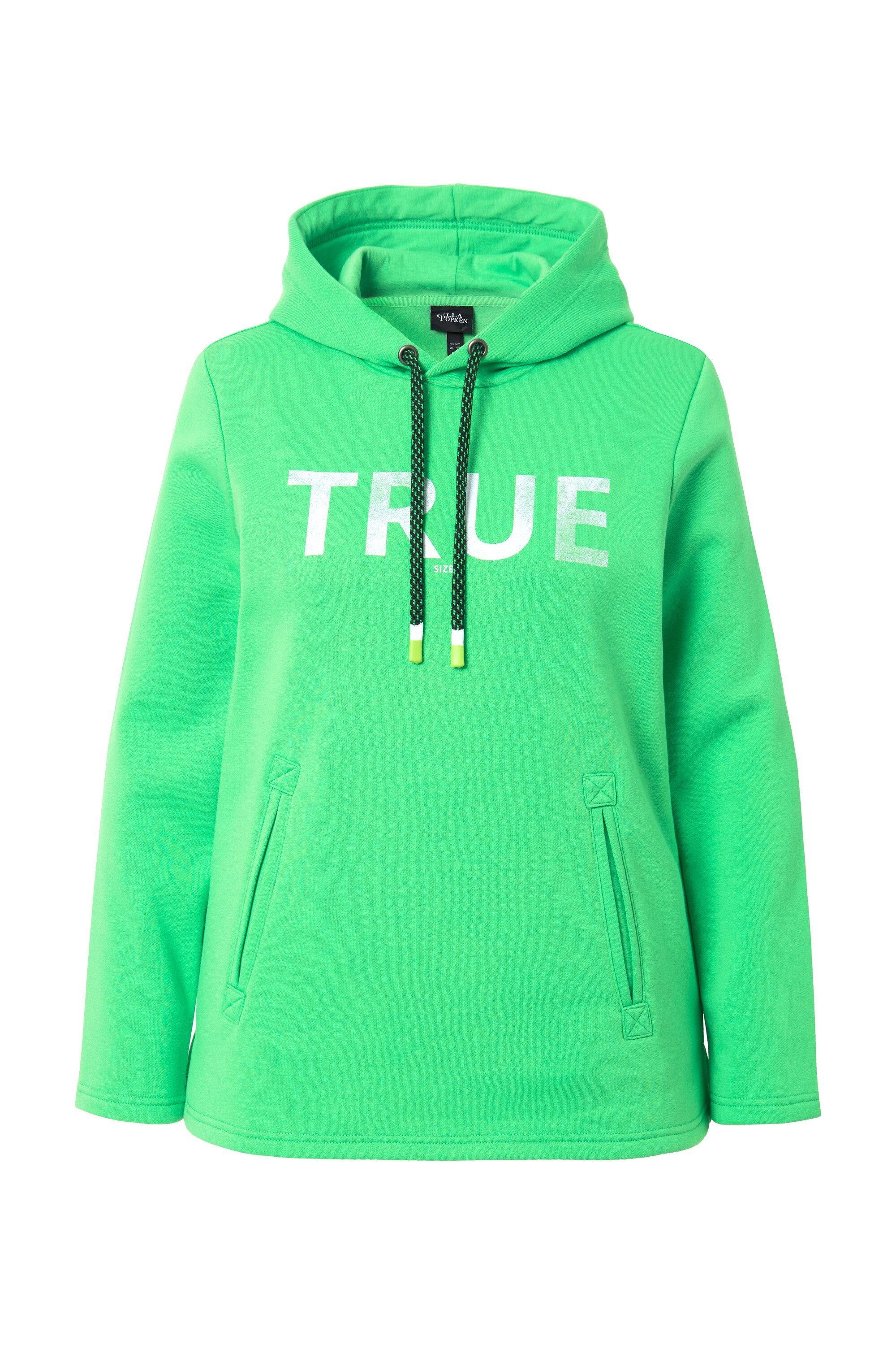 Ulla Popken Sweatshirt Hoodie True Kapuze günstig online kaufen