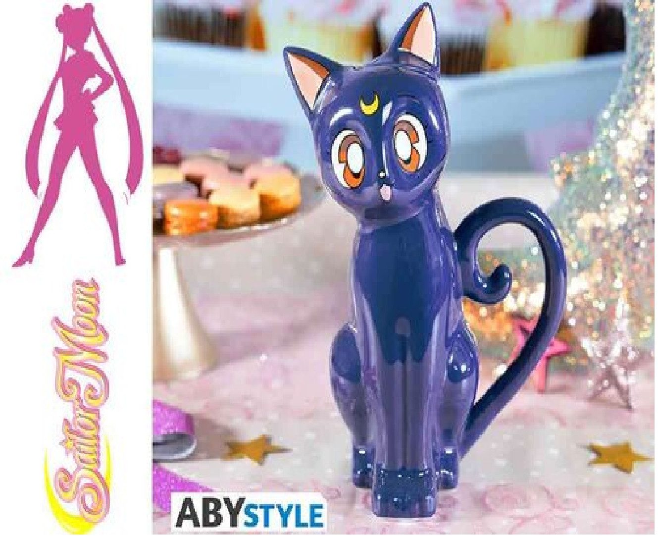 ABYstyle Teekanne Sailor Moon Luna 3D Sculpted Teapot Teekanne, (1-St)