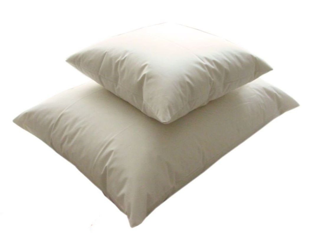 Bettengalerie Schwab Kopfkissen Daunen Federkissen Sofakissen, Füllung: 60% Gänsedaunen, 40% Gänsefedern, hergestellt in Deutschland