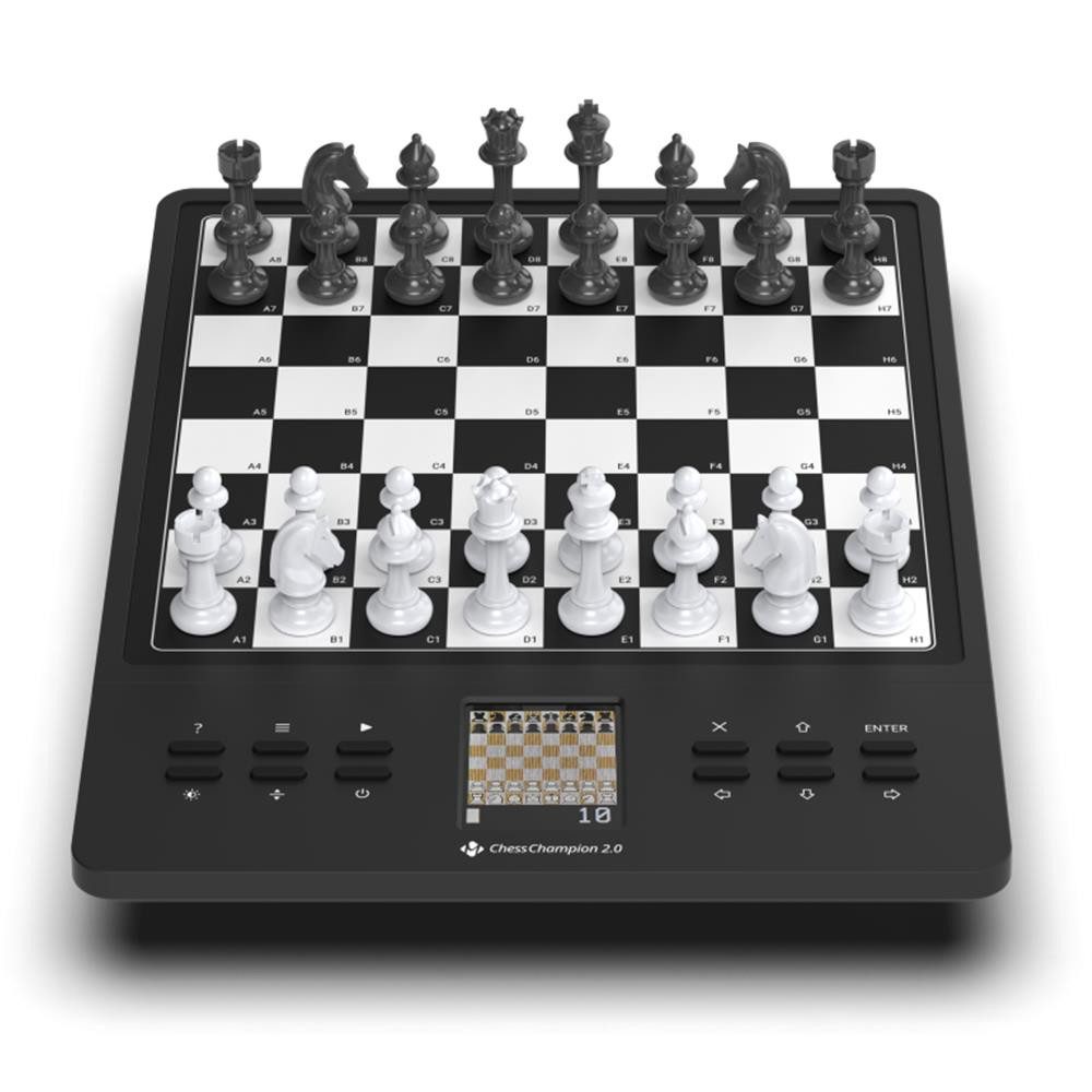 Millennium Chess Spiel M808 ChessChampion 2.0, Elektronisches Schachspiel, Schachcomputer mit KI und Farbdisplay