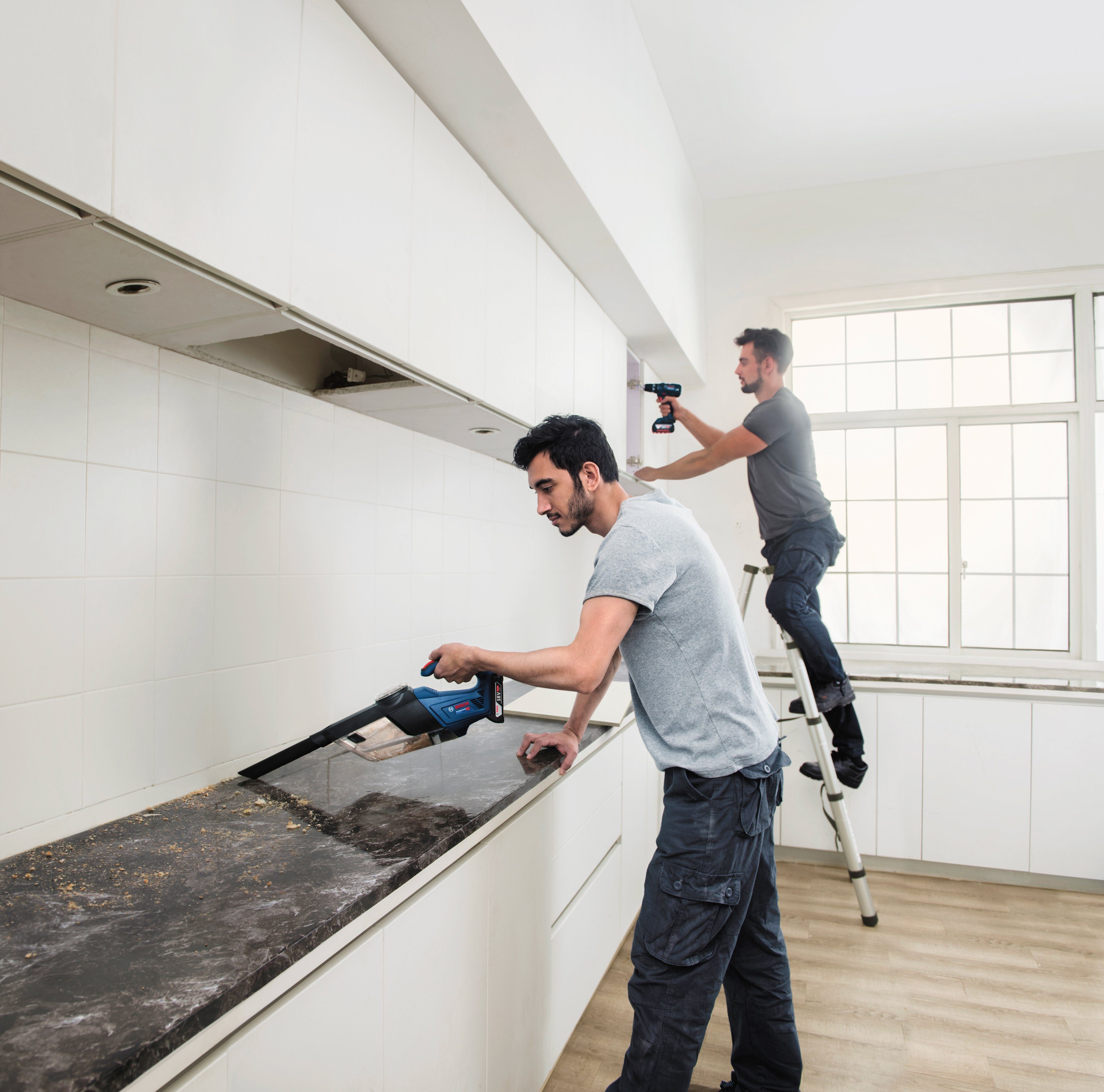 Bosch Professional Akku-Handstaubsauger GAS18V-1, 27 W, beutellos, 18 V, ohne Akku und Ladegerät