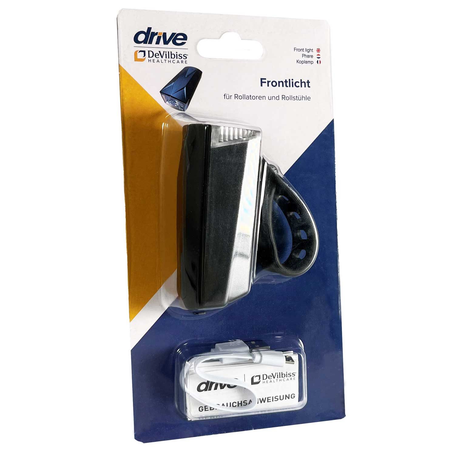 Drive Medical LED-Leuchte Frontlicht Schwarz günstig online kaufen