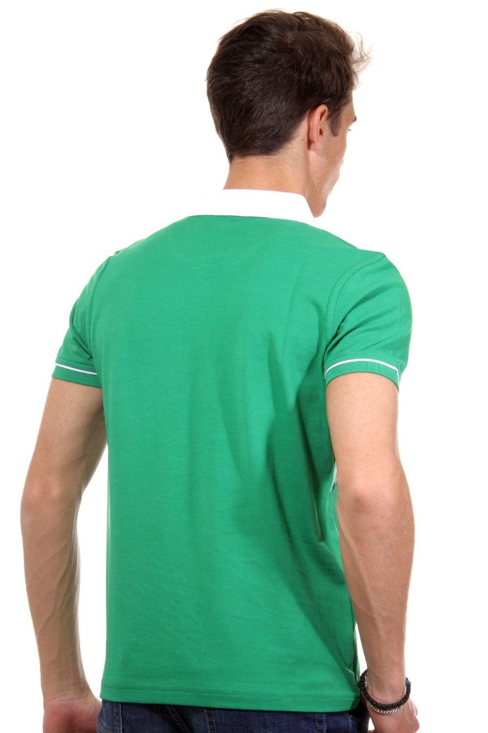 R-NEAL grün Poloshirt