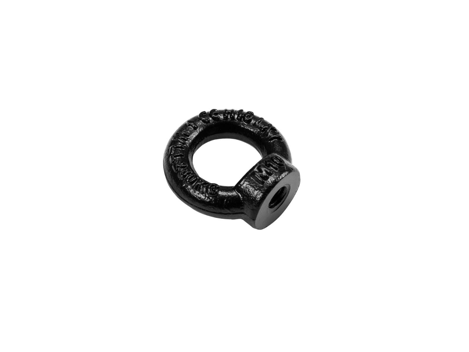 Safetex Kettenzug SAFETEX Ringmutter M10 schwarz galvanisiert DIN 582