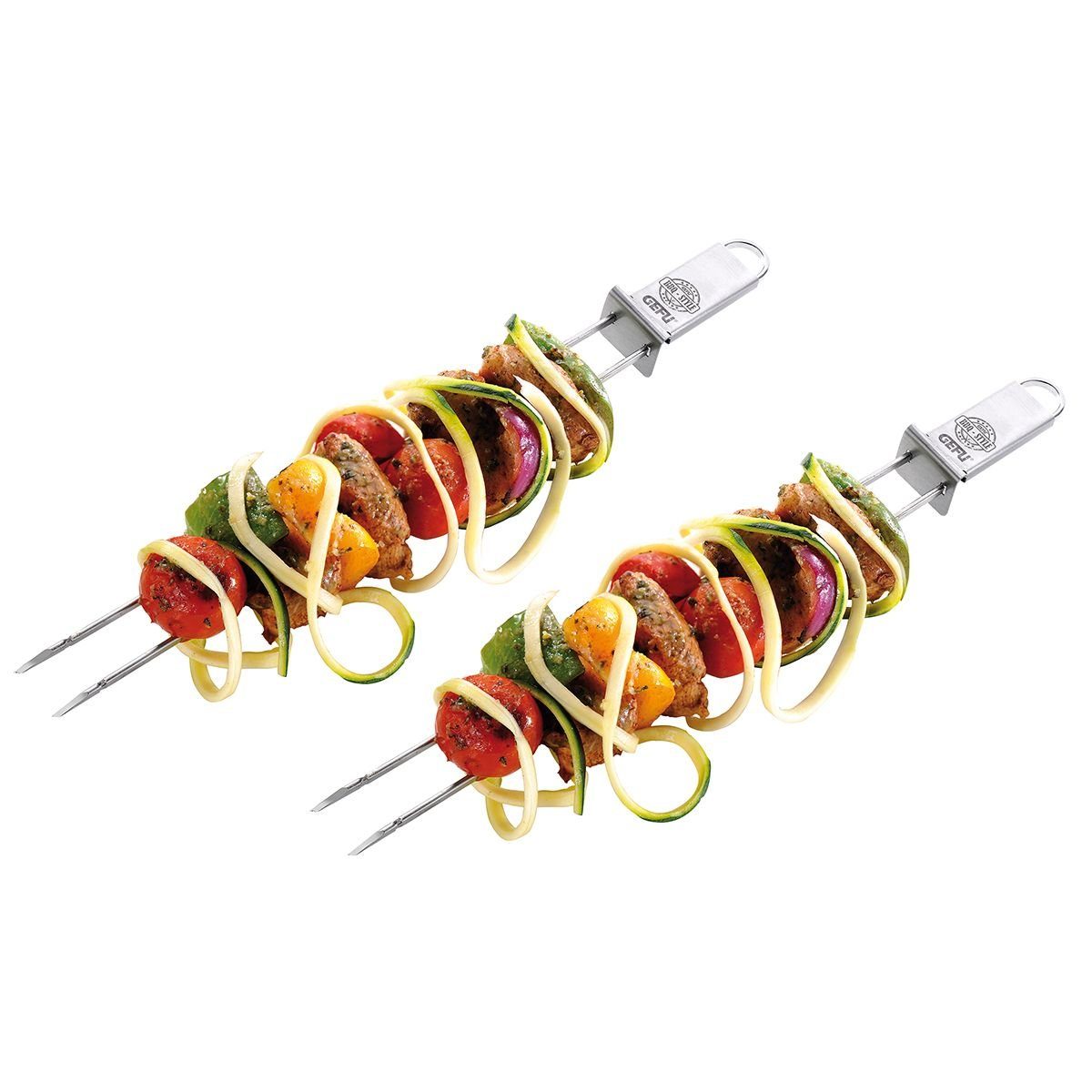 GEFU Grillspieß 2 Bbq Edelstahl Grillspieße TWINCO 32 Cm Schaschli