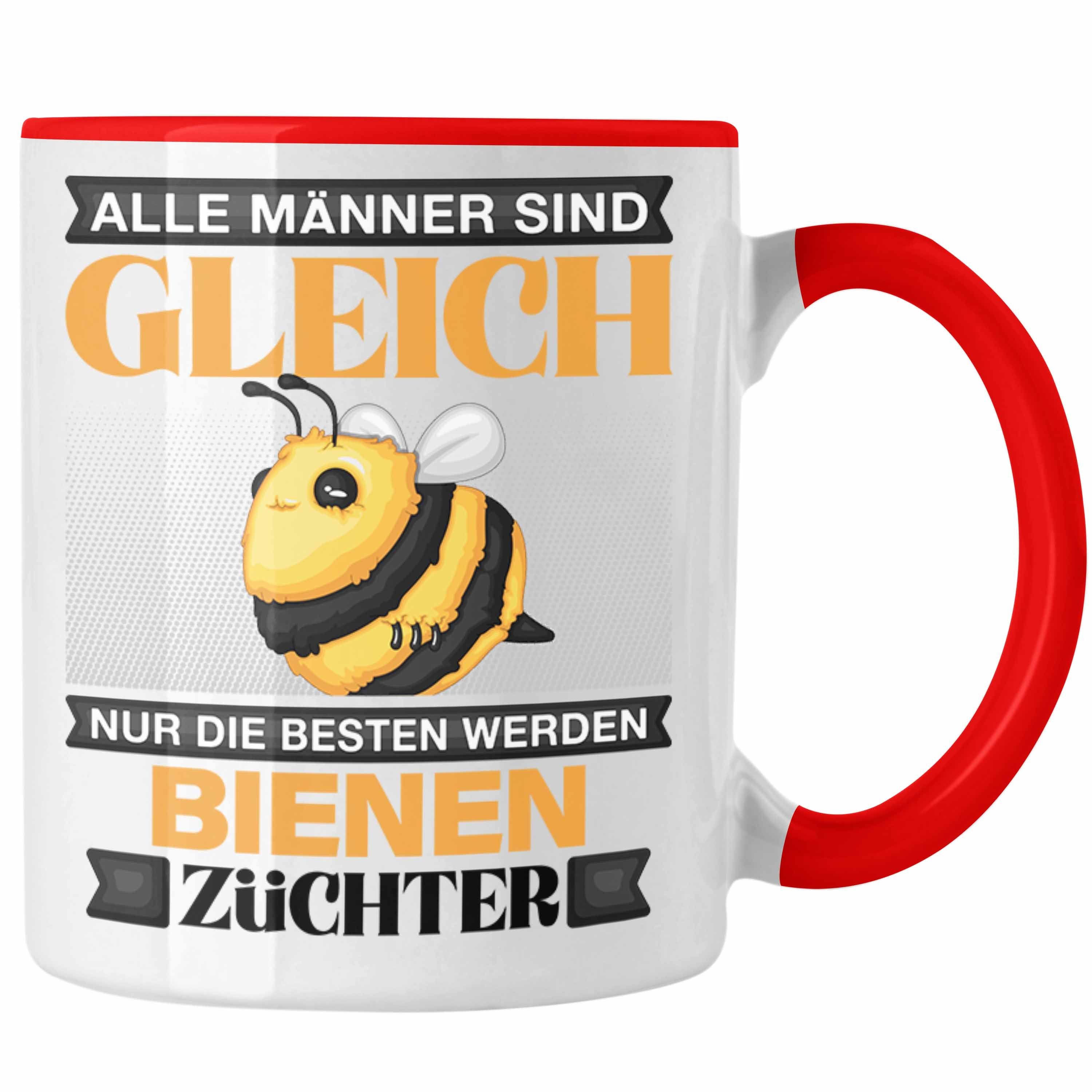 Trendation Tasse Bienen Züchter Tasse Geschenk Imker Lustiger Spruch