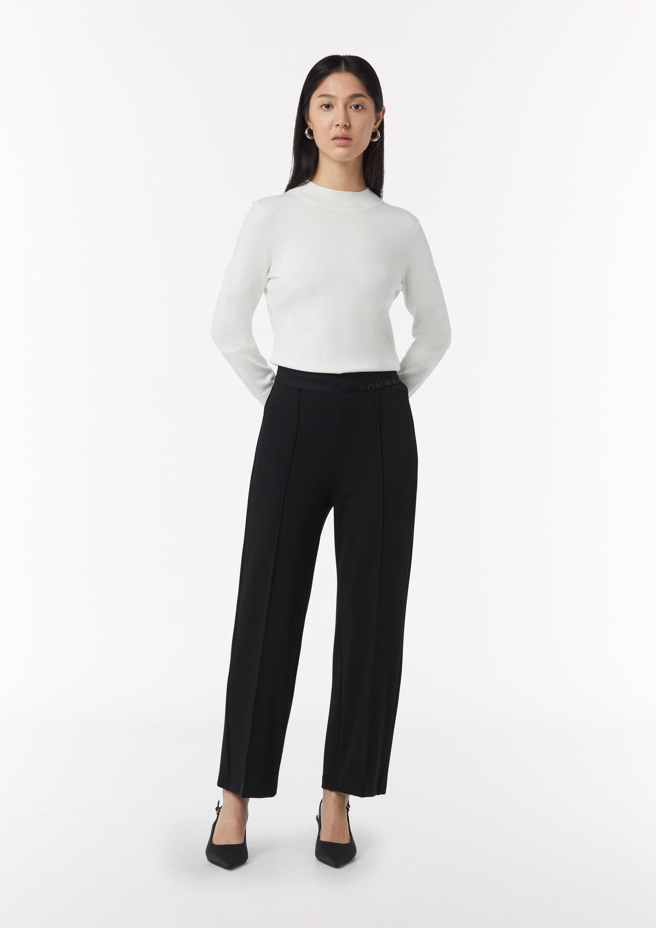 comma 7/8-Hose Hose Verkürzte Schlupfhose aus Twill-Jersey günstig online kaufen