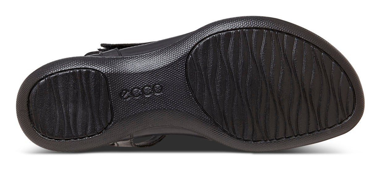 Ecco FLASH Riemchensandale, Sommerschuh, Sandalette, Klettschuh, im Metallic-Look