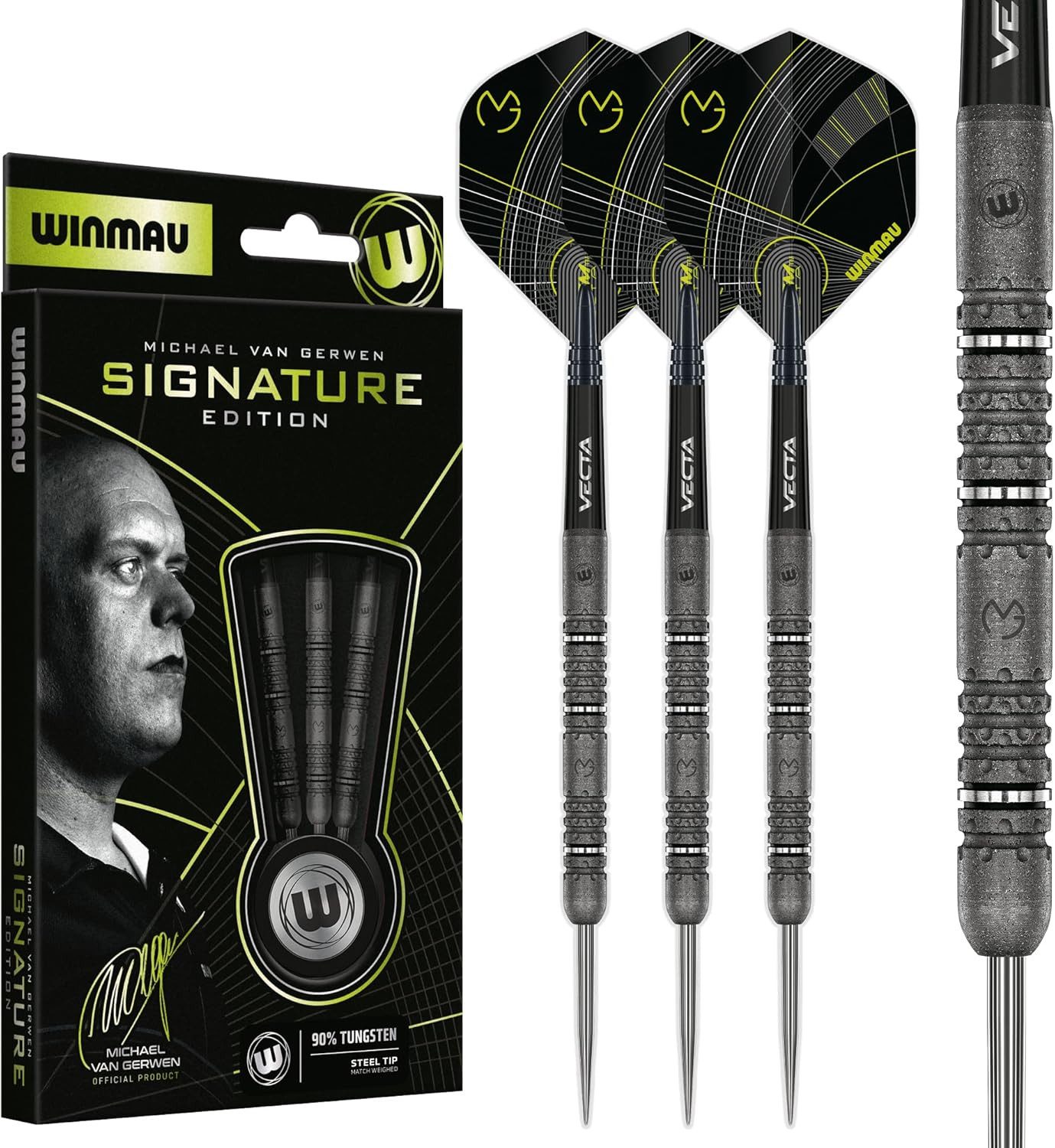 TARGET DARTS Dartpfeil Michael Van Gerwen MvG Signature Edition - 23g Steeldart 90% Wolfram