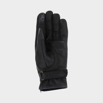 Richa Motorradhandschuhe Richa Handschuh Nazaire schwarz Leder Handprotektoren Herren Damen