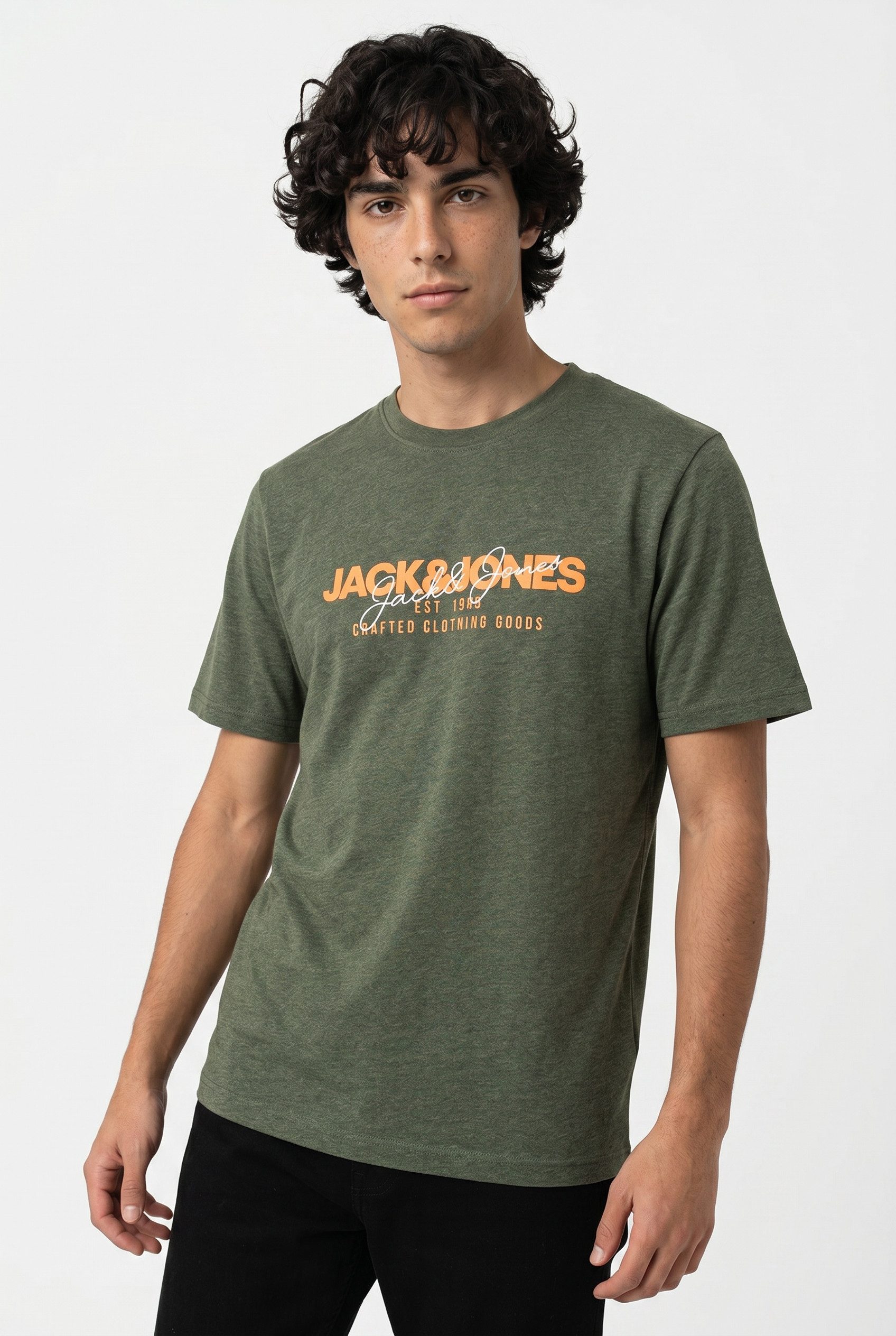 Kurzarmshirt JJALVIS TEE SS CREW NECK 3PK MP