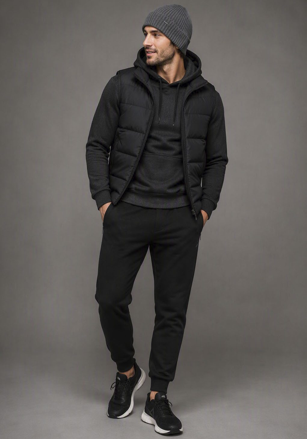 Bruno Banani Strickmütze mit dezentem Marken-Metall-Label – Bild 2 von 5