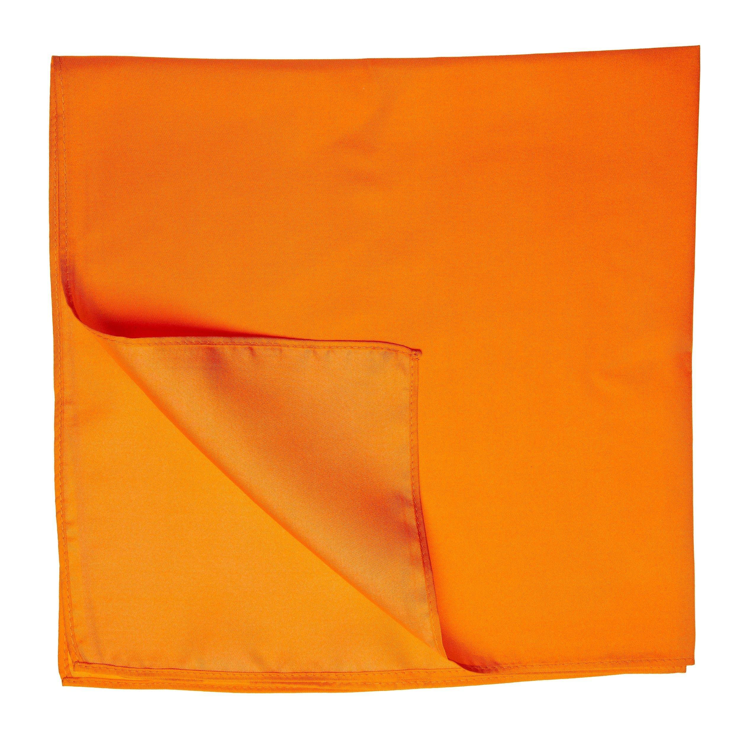 TINITEX Nickituch Halstuch Seidentuch orange Twill