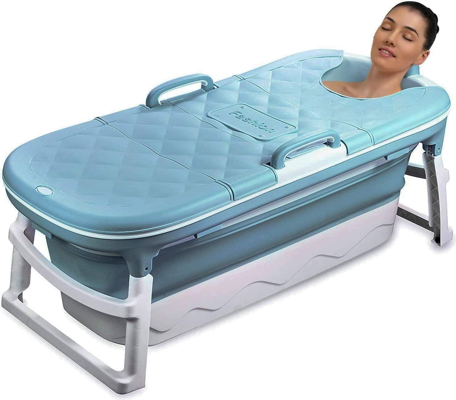 BATH BOB Badewanne faltbare Badewanne Erwachsene 138cm klappbare mobile Klappbadewanne mehr