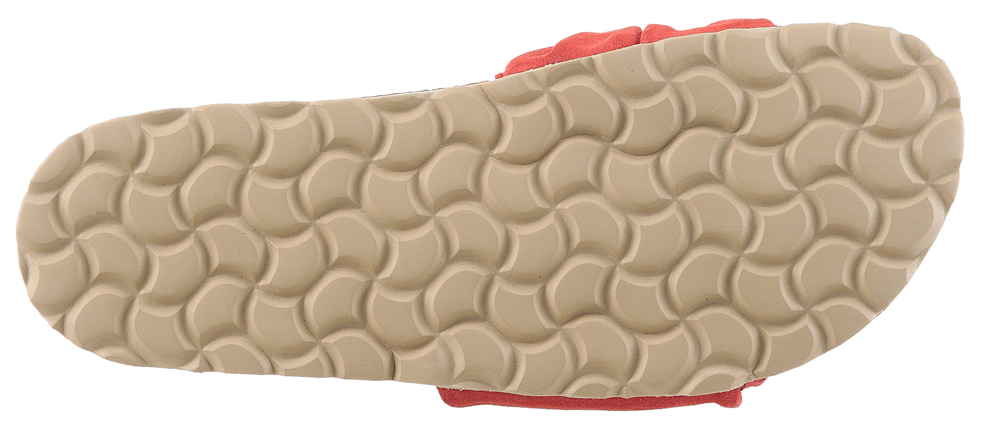 VERBENAS Roxy Roda Pantolette Sommerschuh, Flat, Pool Slides mit modischer Schlaufe