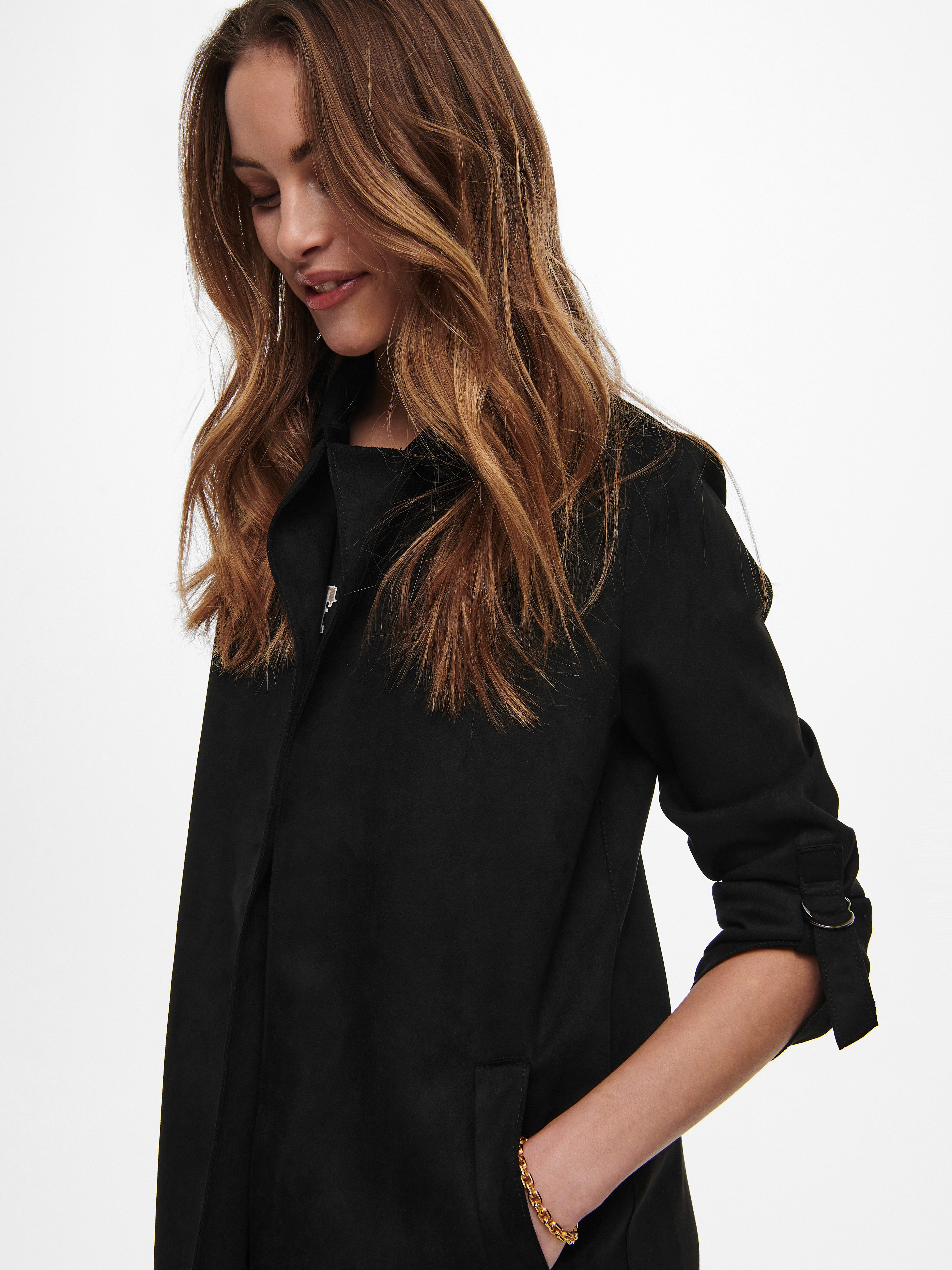 ONLY Langjacke ONLJOLINE FAUX SUEDE COAT LIFE CC OTW mit Reverskragen, weic günstig online kaufen