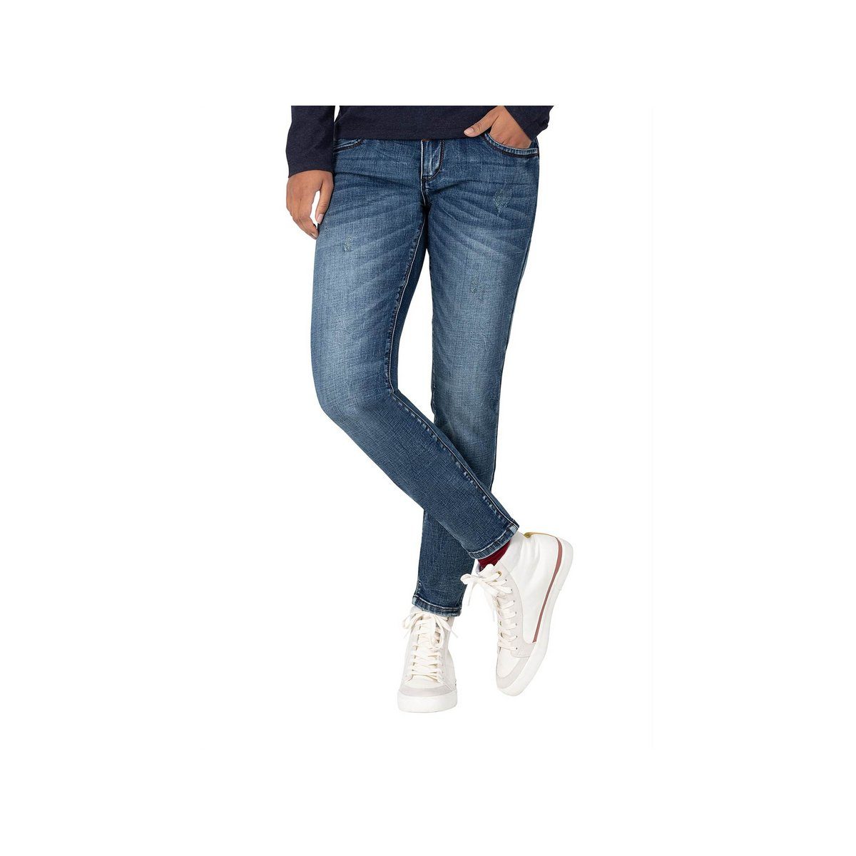 blau 5-Pocket-Jeans TIMEZONE (1-tlg)