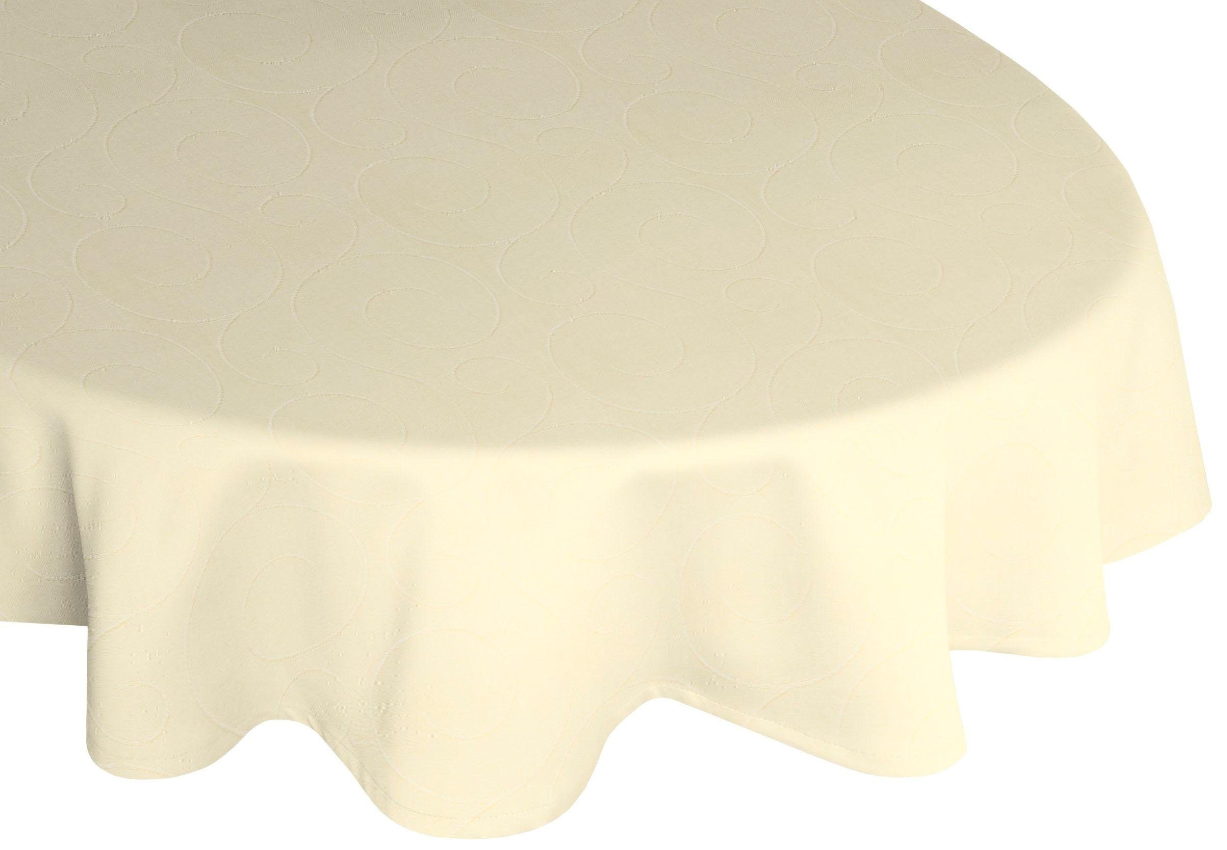 Wirth Tischdecke Neufahrn, oval beige | Tischdecken
